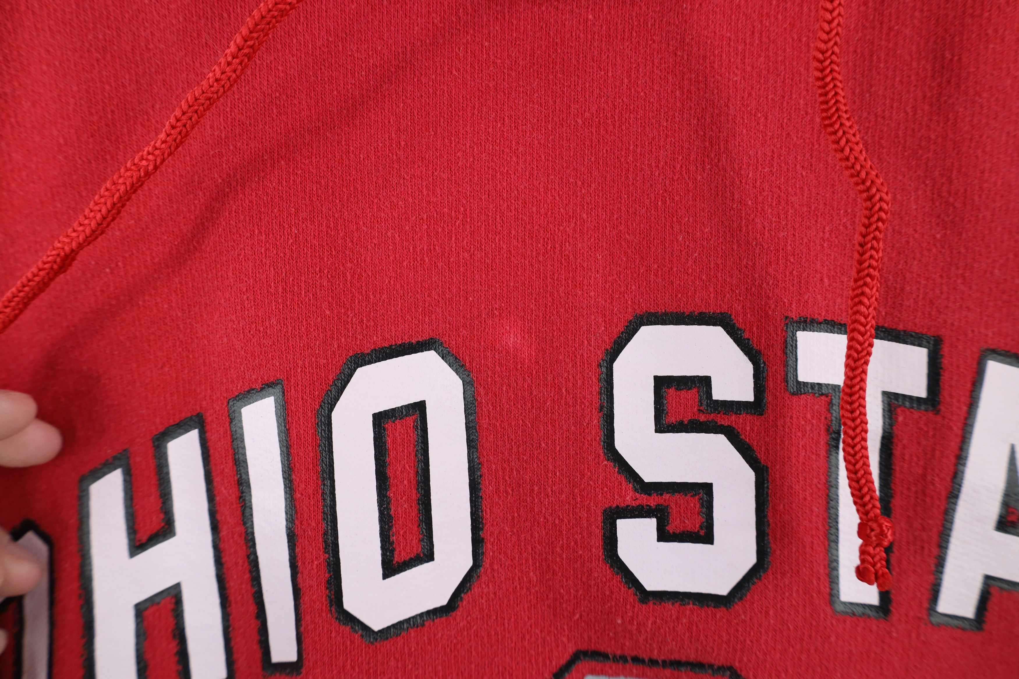 Vintage Vintage 90s Spell Ohio State University Hoodie Sweatshirt Size US XL / EU 56 / 4 - 4 Thumbnail