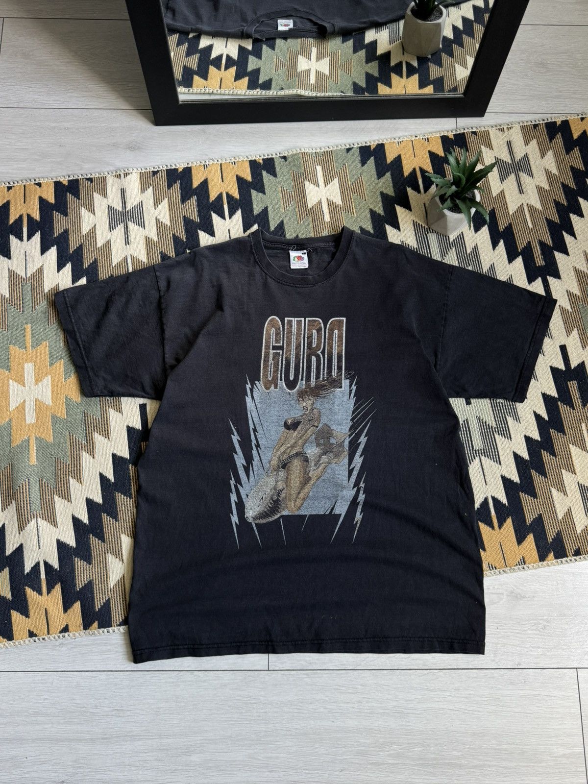 Anime Vintage Gura Terminate Anime Merch Tee Size US L / EU 52-54 / 3 - 1 Thumbnail