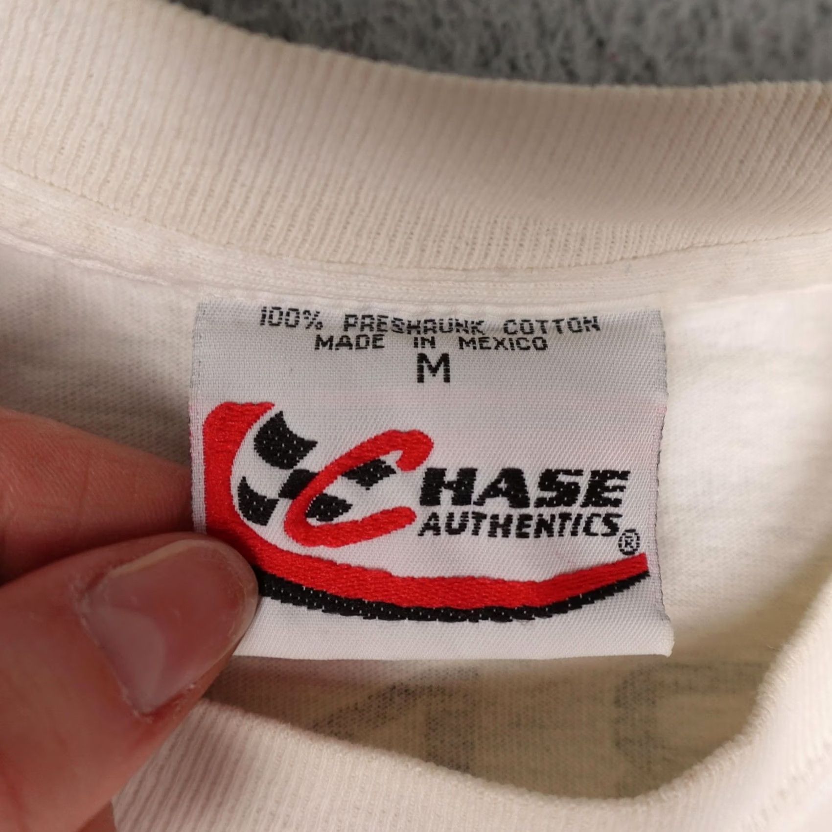 Chase Authentics VINTAGE Dale Earnhardt Jr Shirt Mens M White Chase Authentics NASCAR AOP Shirt Size US M / EU 48-50 / 2 - 3 Thumbnail