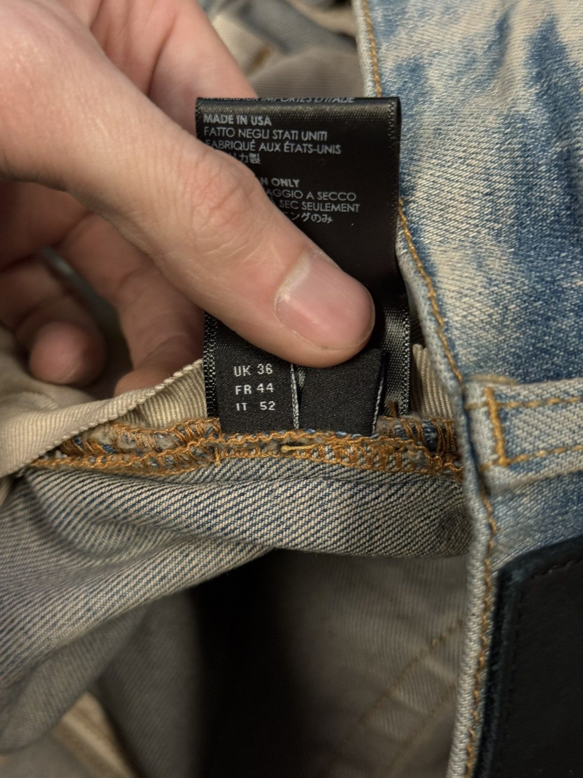 Amiri Amiri Art Patch Denim Pants Size 36 CLEAN 🧼 Size US 36 / EU 52 - 16 Thumbnail