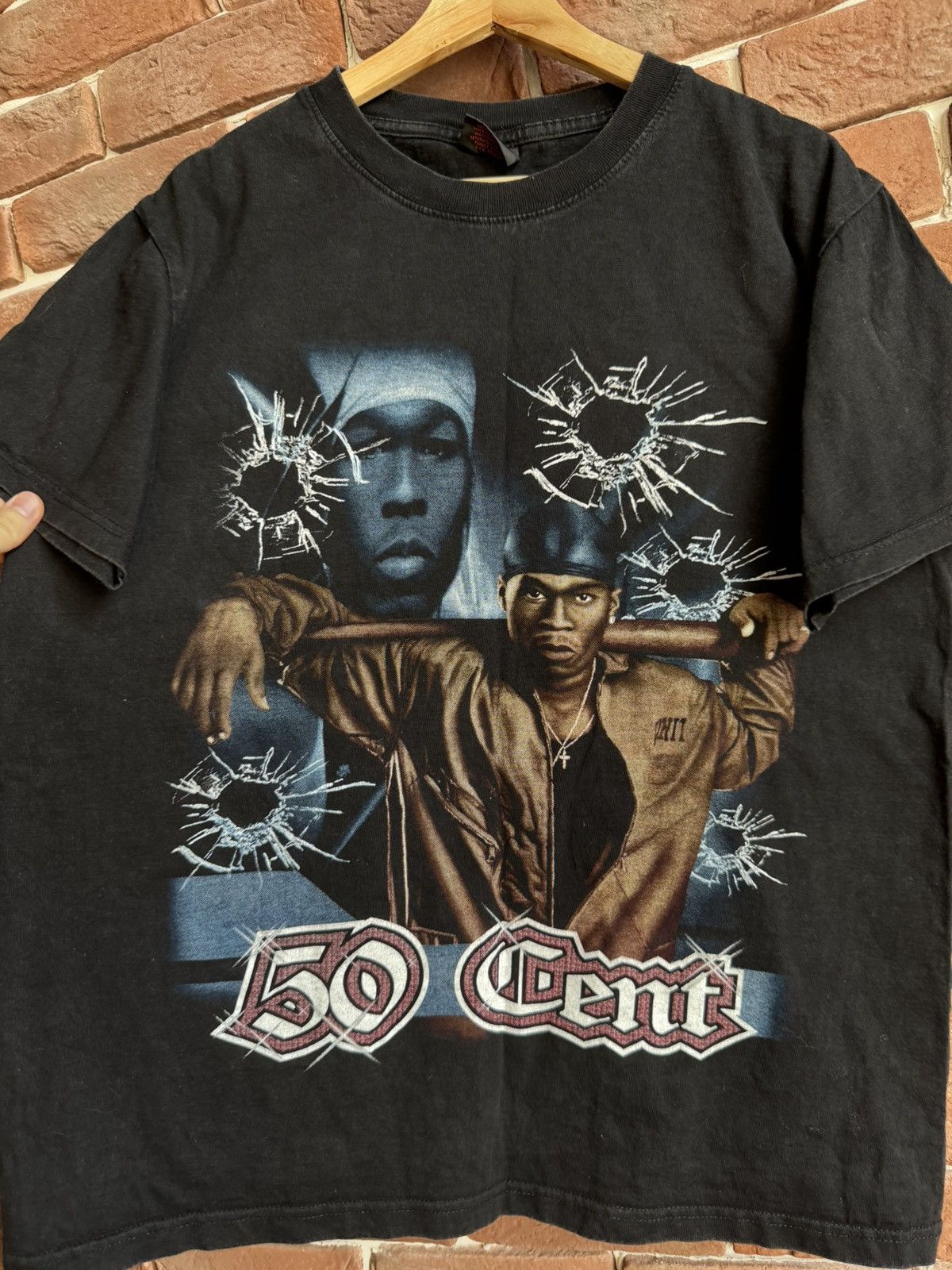 Rap Tees 00s Vintage G Unit 50 cent Rap Hip Hop Band Tshirt Rare Size US L / EU 52-54 / 3 - 4 Thumbnail