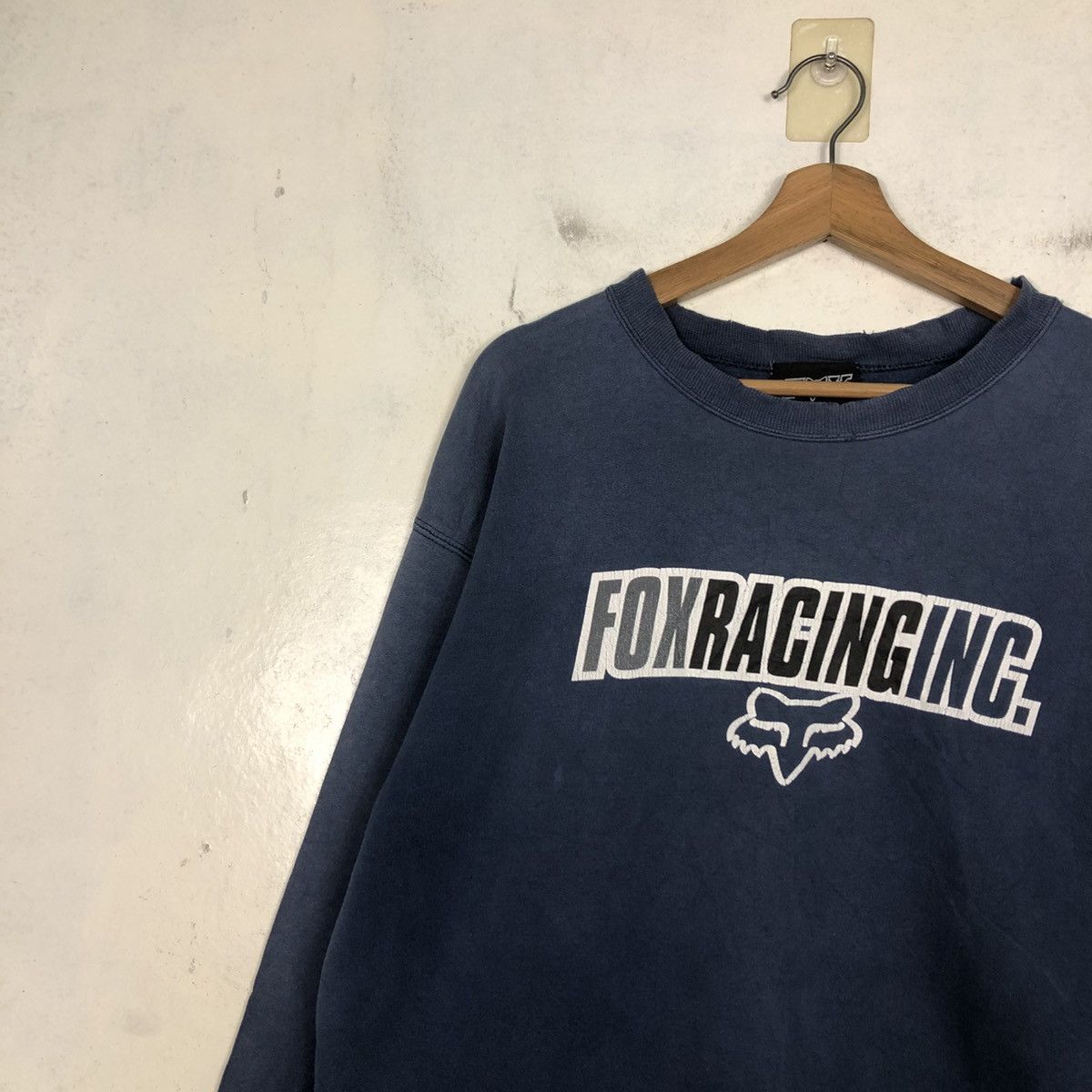 Fox Racing 📌Vintage Sweatshirt Fox Racing Big Logo Size US M / EU 48-50 / 2 - 9 Thumbnail