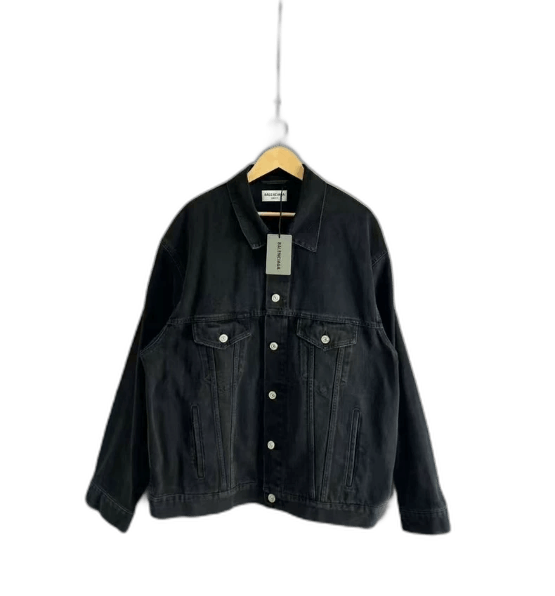 Balenciaga Balenciaga Denim Track Jacket Sporty B | Grailed