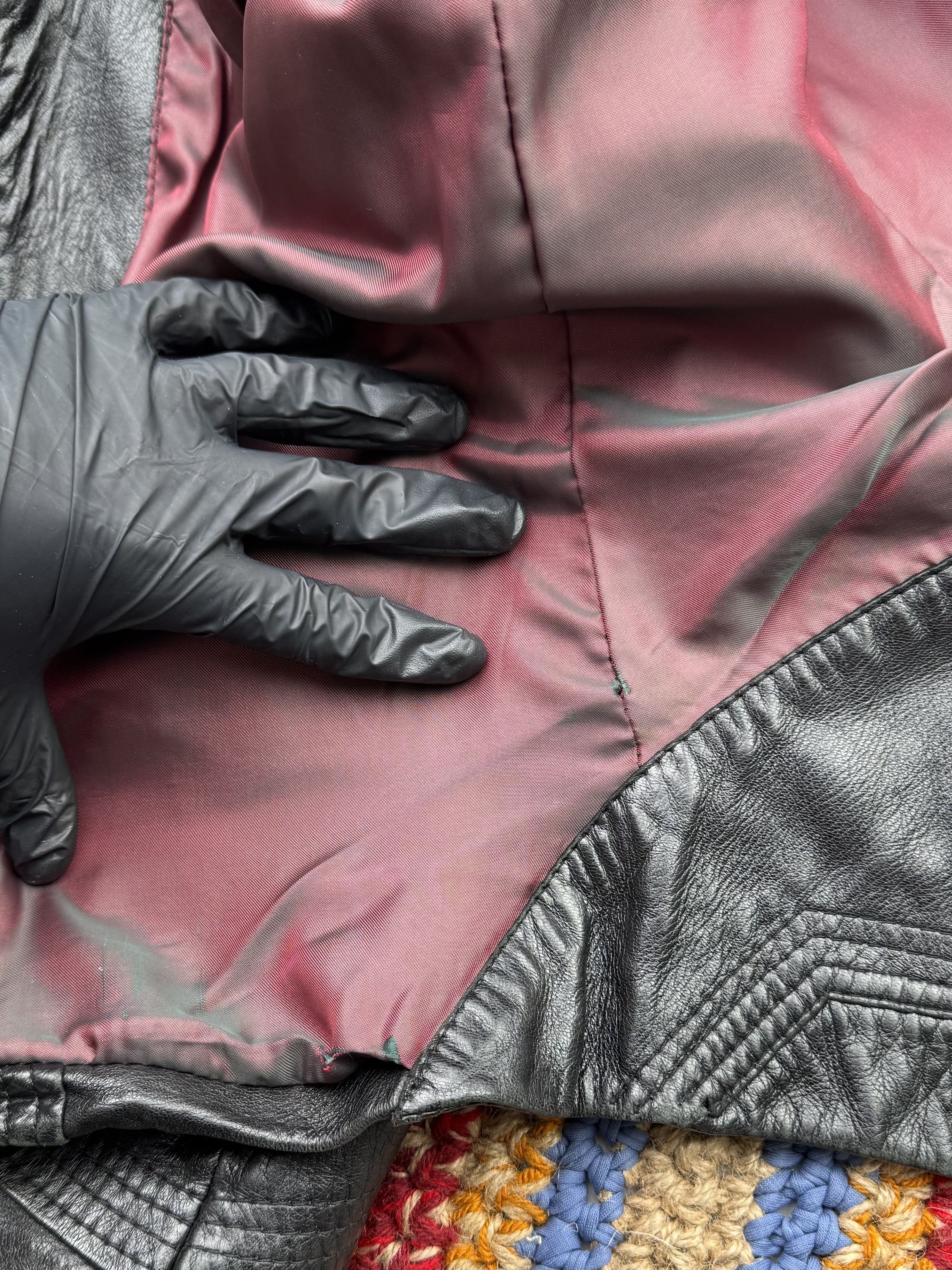Vintage Vintage Cropped Leather Jacket Size S / US 4 / IT 40 - 11 Thumbnail
