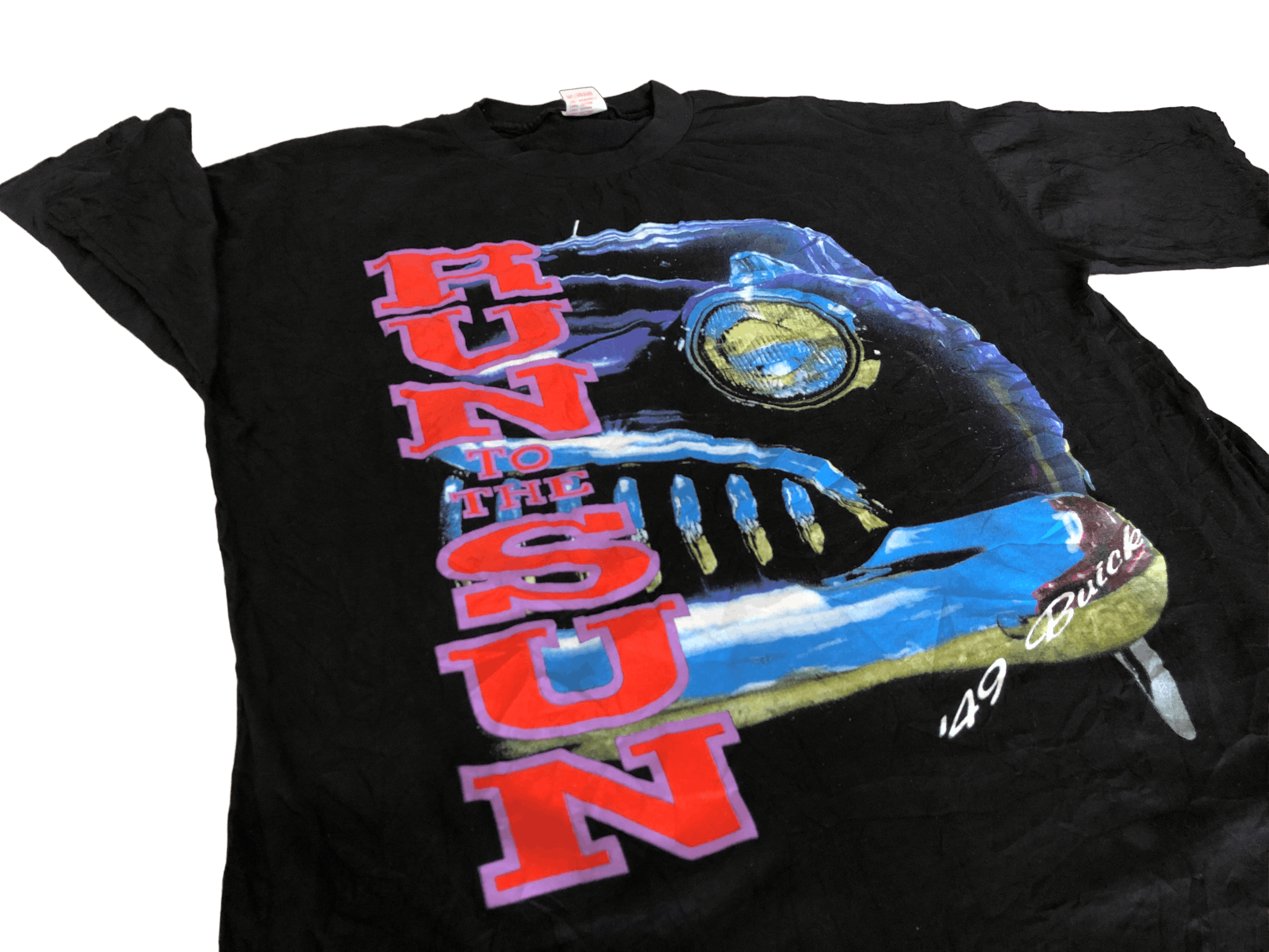 Vintage Vintage 90s Run To The Sun 1994 Classic Car Show Tshirt Size US XL / EU 56 / 4 - 2 Thumbnail