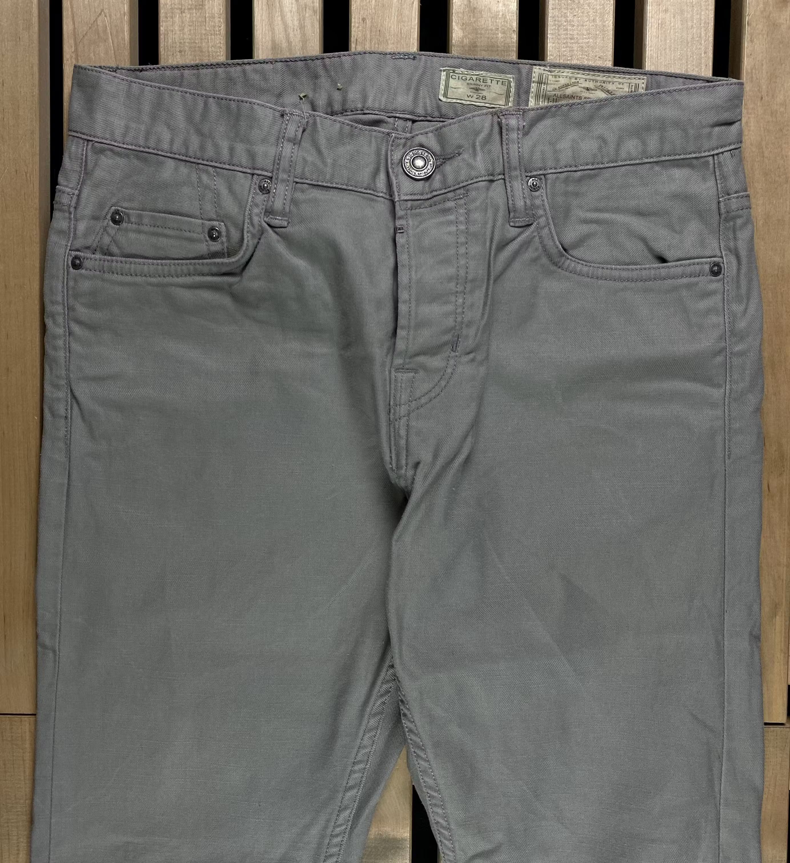 Allsaints Mens Jeans Pants Allsaints Skinny Size 28 Size US 28 / EU 44 - 2 Thumbnail