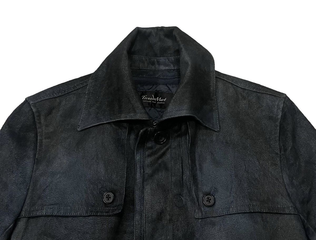 Tornado Mart Vintage Tornado Mart Japan Suede Waxed Long Jacket Size US M / EU 48-50 / 2 - 8 Thumbnail