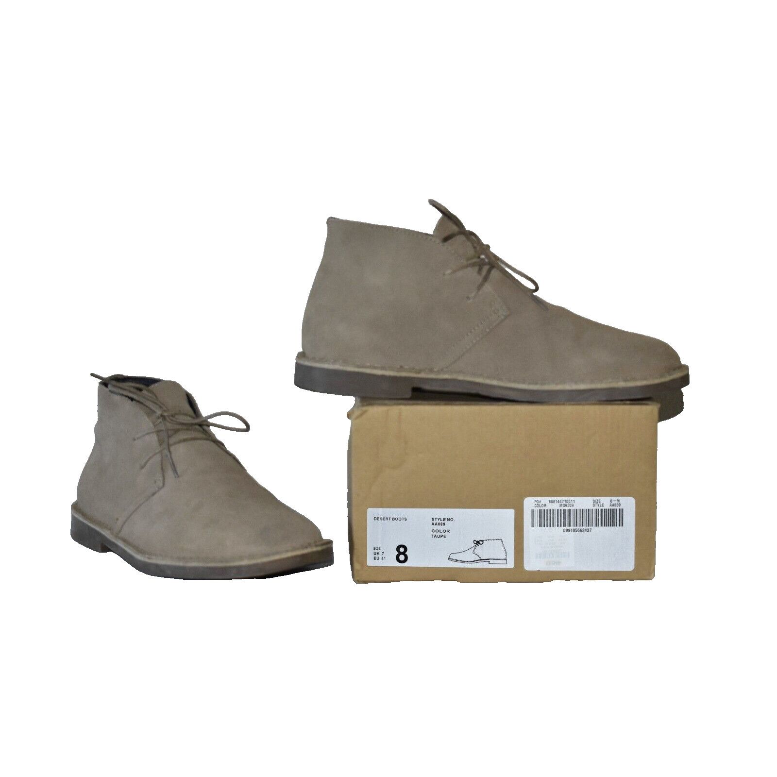 J.Crew J CREW Taupe Suede Lace Up Desert Boots Shoes AA089 Size 8 Size US 8 / EU 41 - 1 Thumbnail