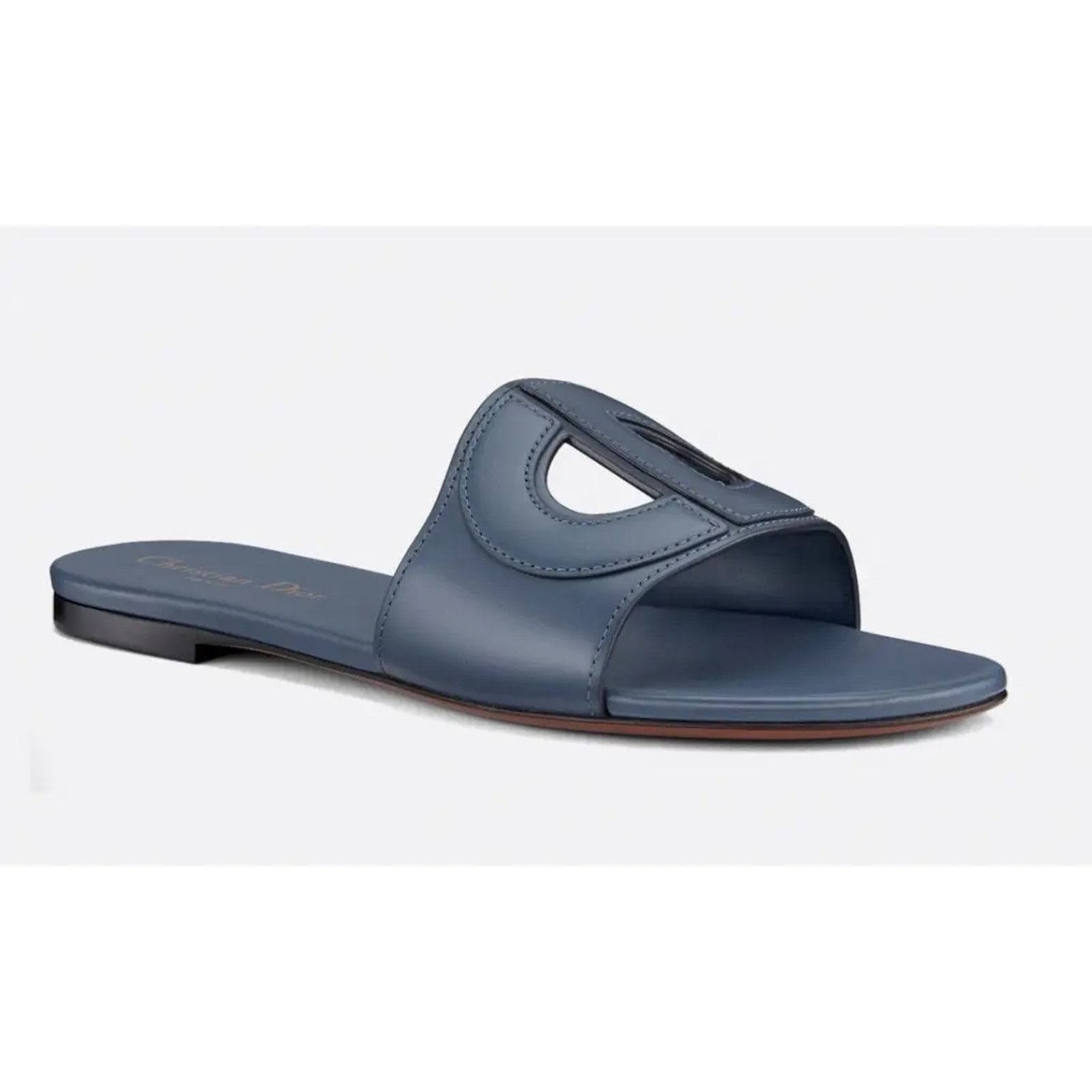 Dior Christian Dior Dway D-Club Blue Leather CD Club Logo Size US 5.5 / IT 35.5 - 4 Thumbnail