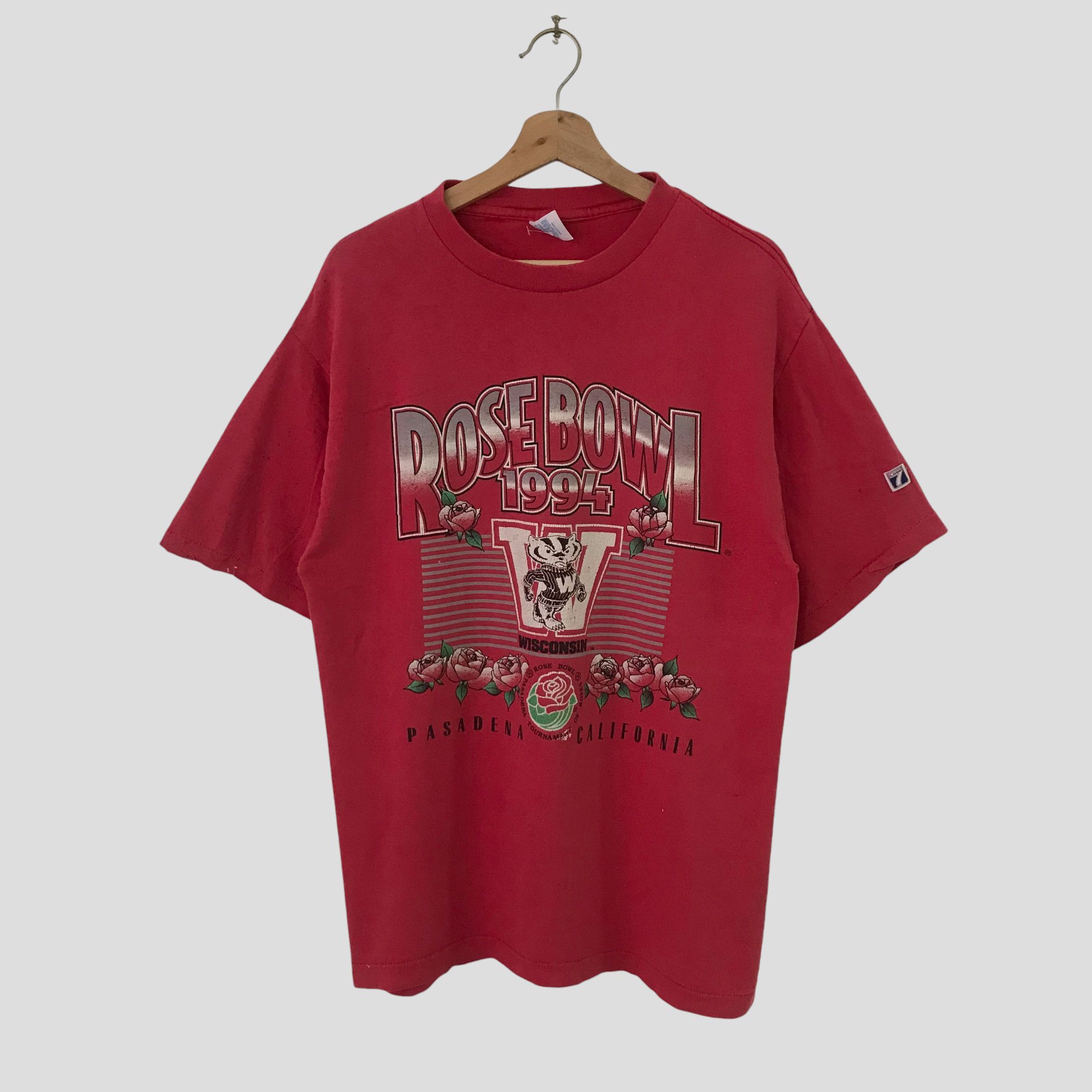 Logo 7 Vintage 90's Distressed Wisconsin Badgers Ncaa Tshirt Size US L / EU 52-54 / 3 - 1 Thumbnail