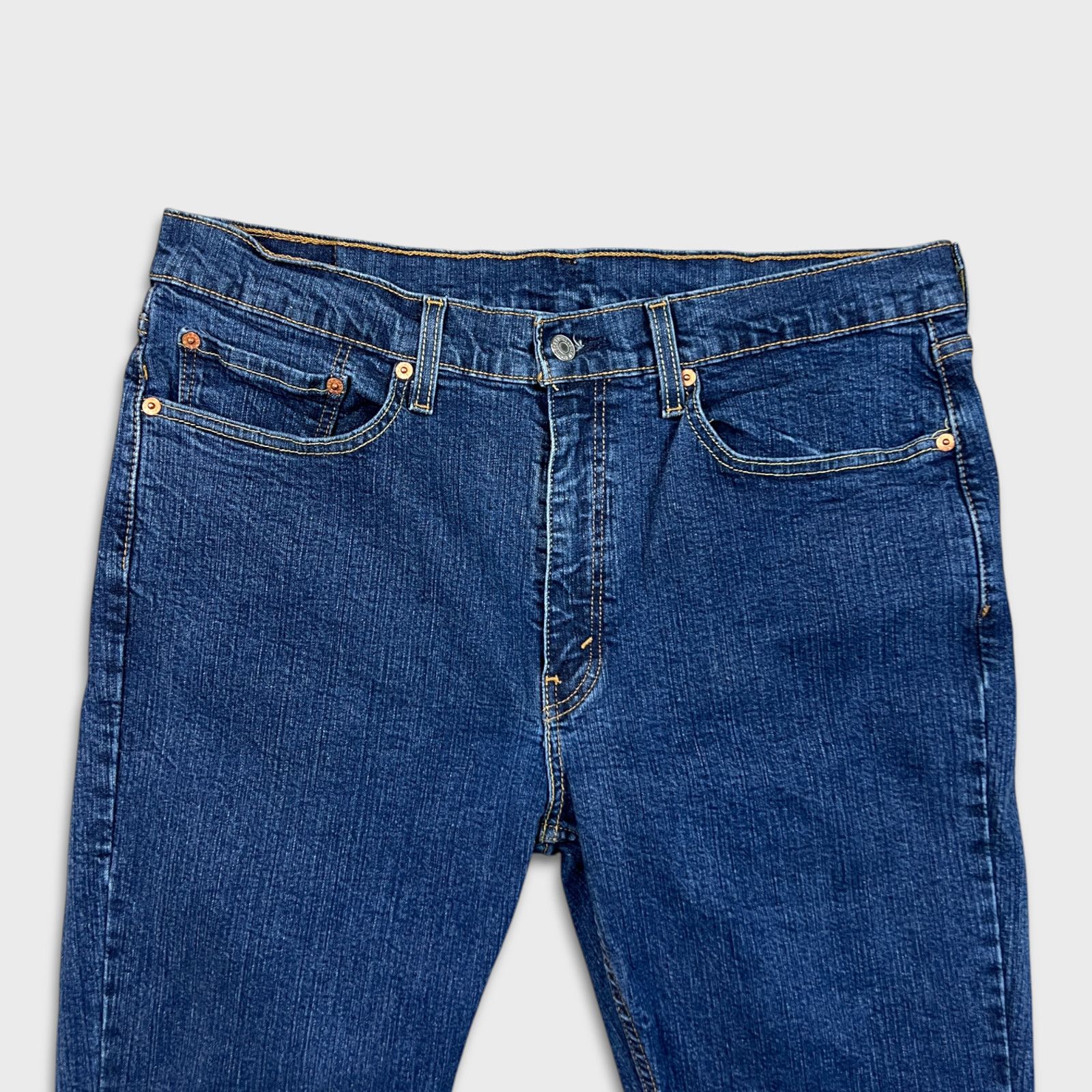 Levi's × Vintage Levi's 514 Jeans 32x30 Blue Slim Straight Fit Mid Rise Denim Size US 36 / EU 52 - 2 Thumbnail