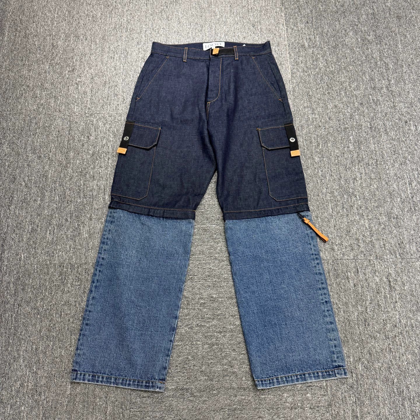 Loewe Loewe colorblocked paneled jeans 48 Size US 32 / EU 48 - 1 Thumbnail