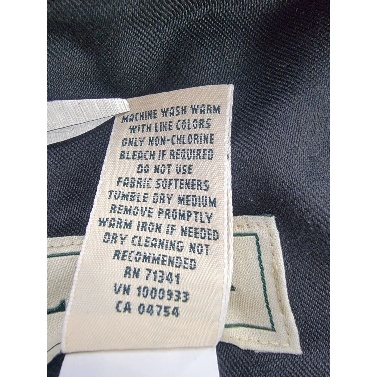 Vintage LL Bean Pants Mens 36x34 Gray Chino Pleated 100% Cotton NWT Double L Size US 36 / EU 52 - 6 Thumbnail