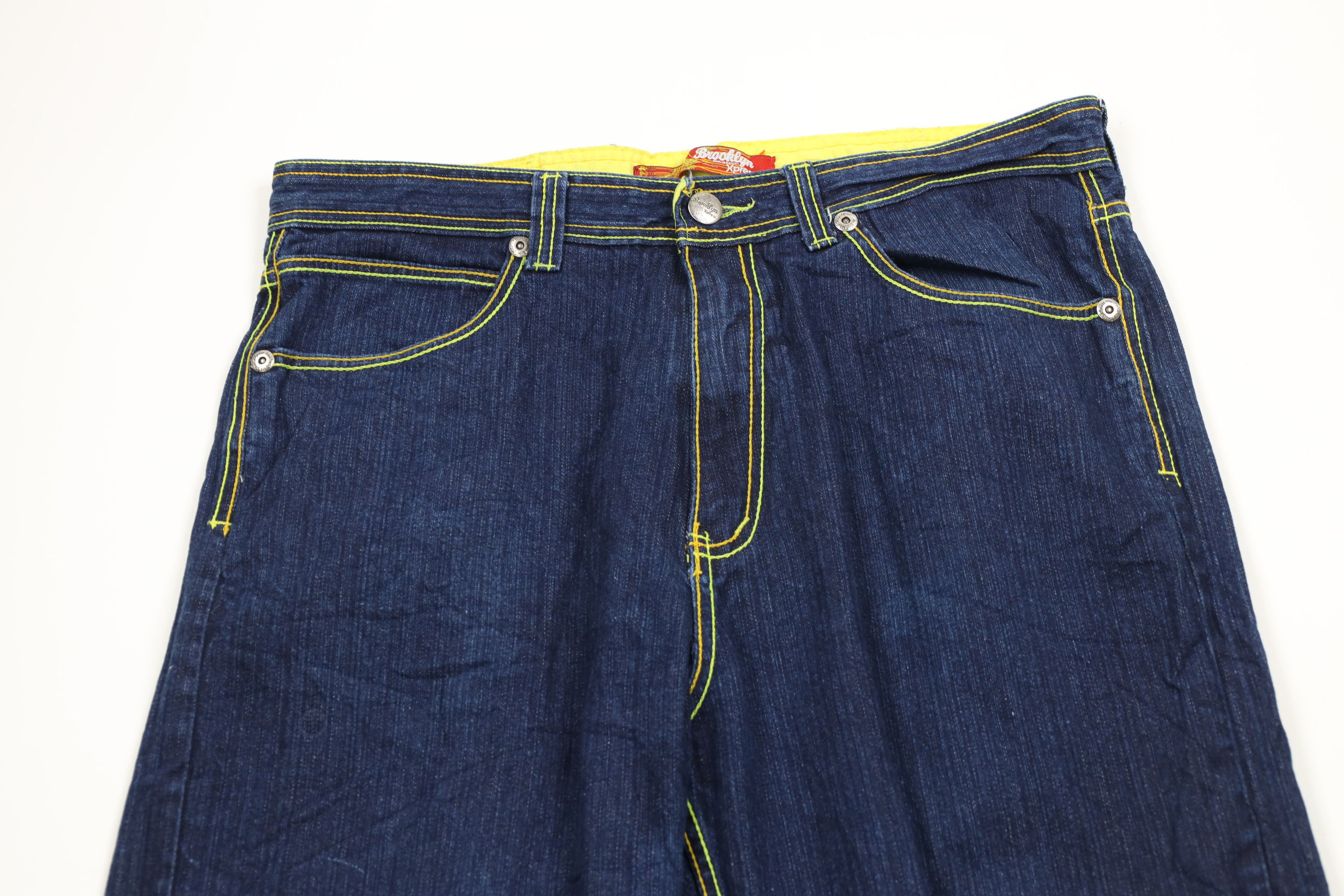 Vintage Vintage 90s Y2K Streetwear Fit Wide Leg Denim Jeans Blue Size US 36 / EU 52 - 2 Thumbnail
