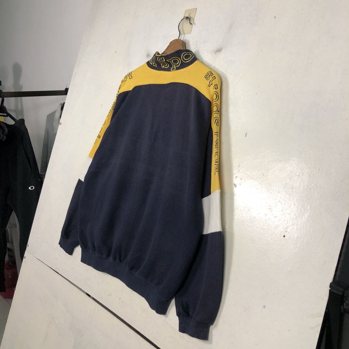 Japanese Brand 📌Half Zipper Sweatshirt Miki Sports Big Logo Size US L / EU 52-54 / 3 - 14 Thumbnail