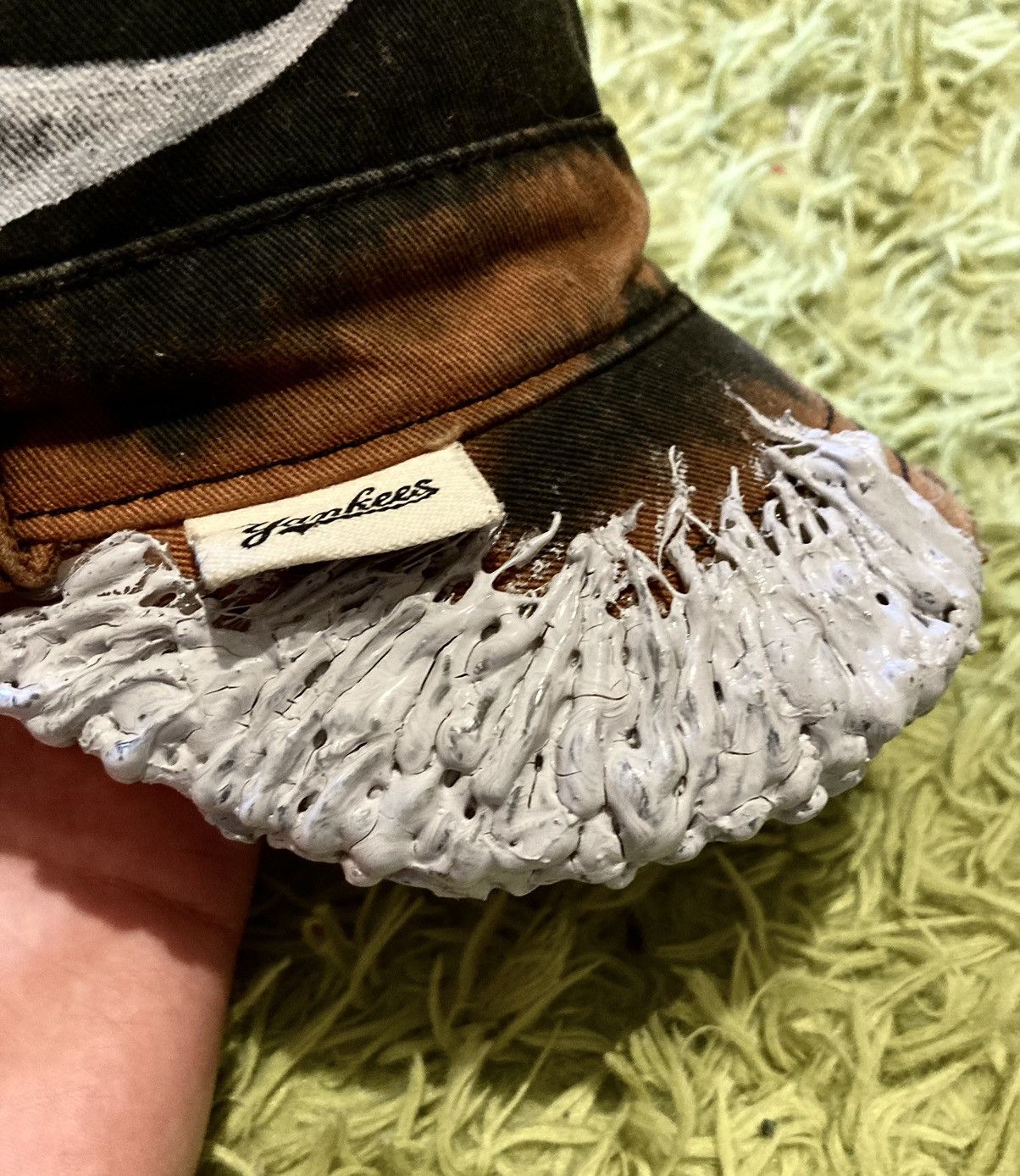 Other Custom Tribal Hat with Rust Effect, Unique Streetwear Cap Size ONE SIZE - 4 Thumbnail
