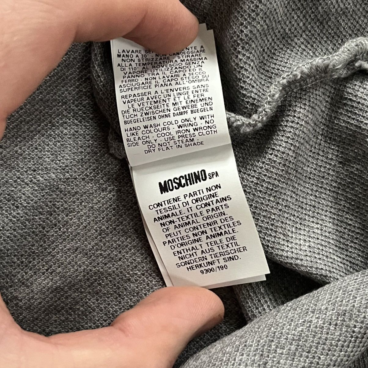 Moschino Moschino Milano Men’s Gray Polo Shirt Size M Italy Designer Size US M / EU 48-50 / 2 - 9 Thumbnail