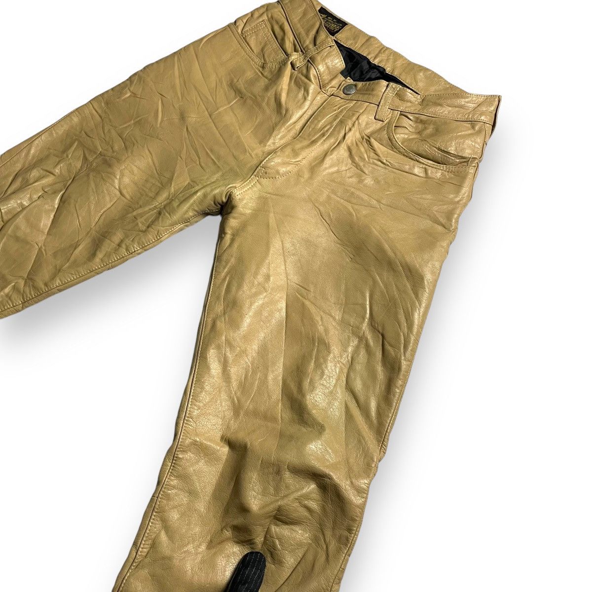 Genuine Leather VINTAGE JOHN BULL GENUINE LEATHER PANTS Size US 28 / EU 44 - 12 Thumbnail