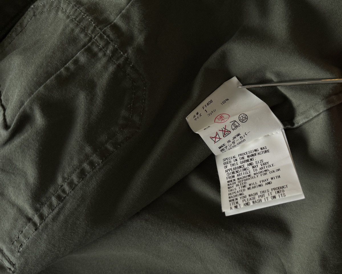 Undercover Military Green Cotton Shirt Size S / US 4 / IT 40 - 5 Thumbnail
