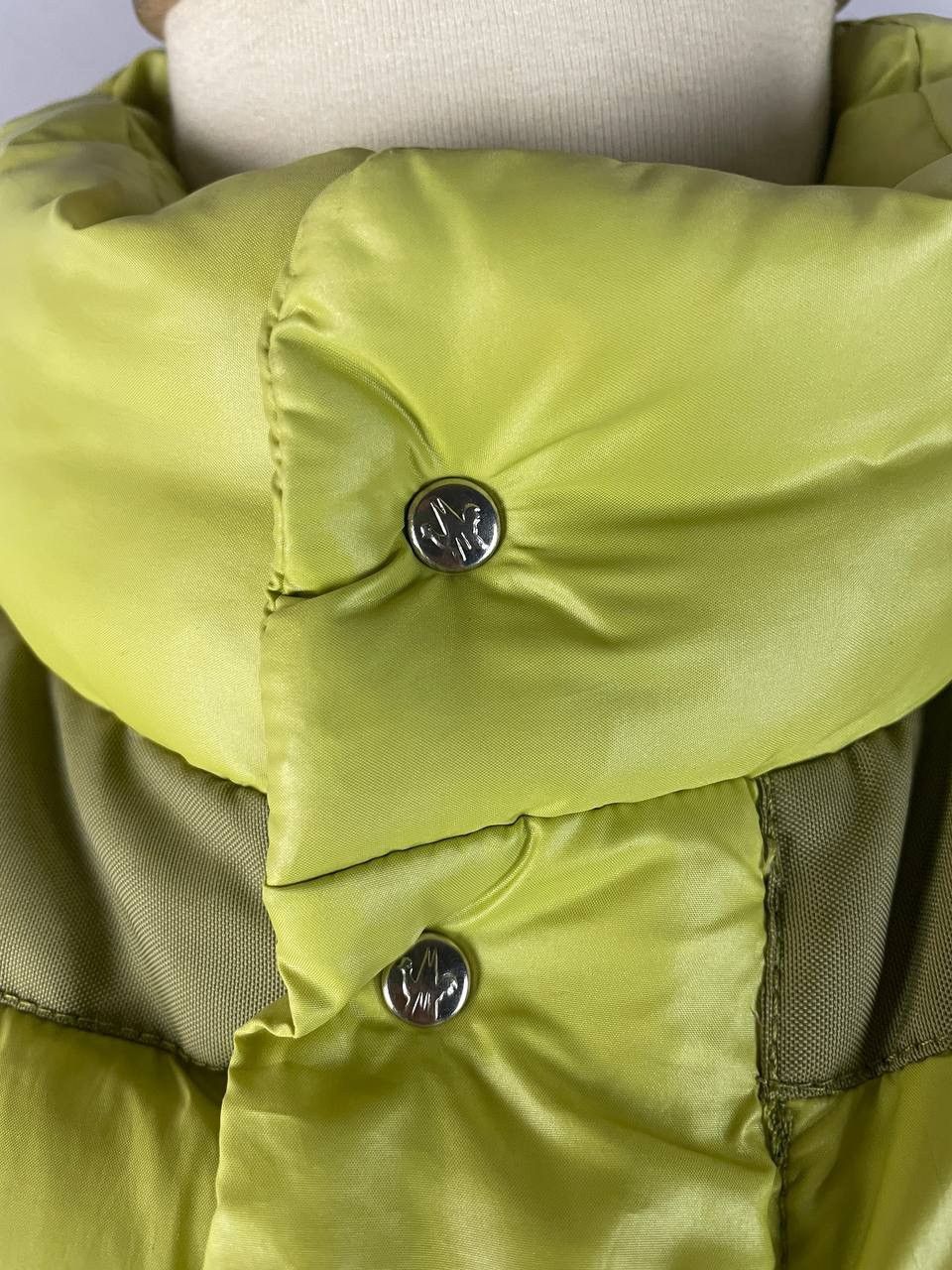 Moncler Moncler Down Vest Jacket Lemon Grenoble Vintage 1990s Size US XL / EU 56 / 4 - 4 Thumbnail