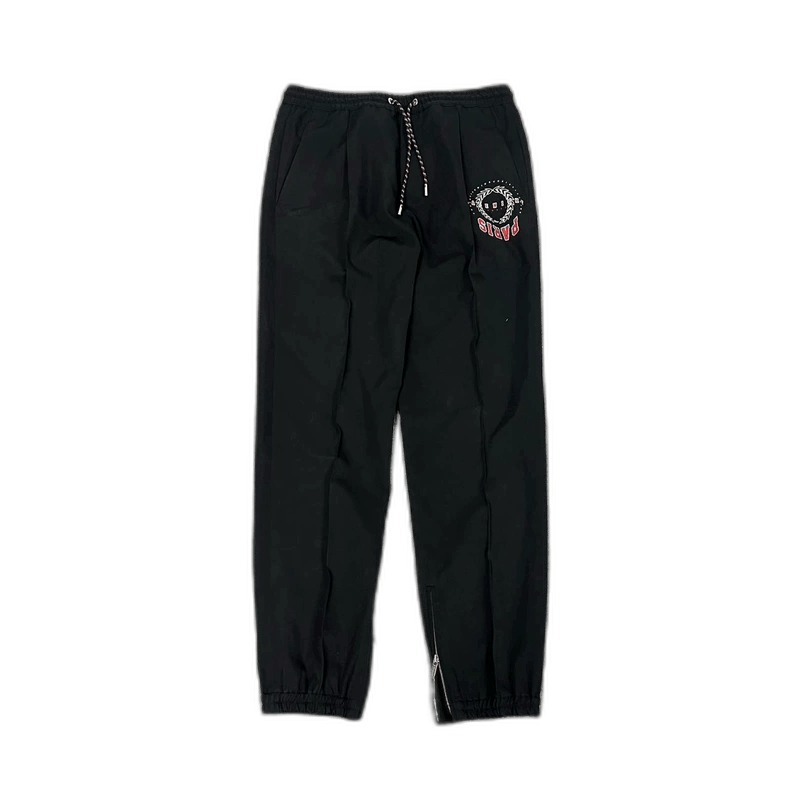 Dior Black Wool Casual Pants with Zippers-2506