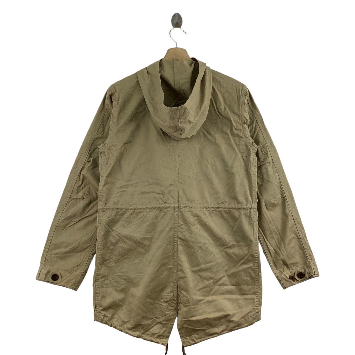 Paul Smith PAUL SMITH Multi Pockets Fish Tails Beige Hooded Parka Size US M / EU 48-50 / 2 - 3 Thumbnail