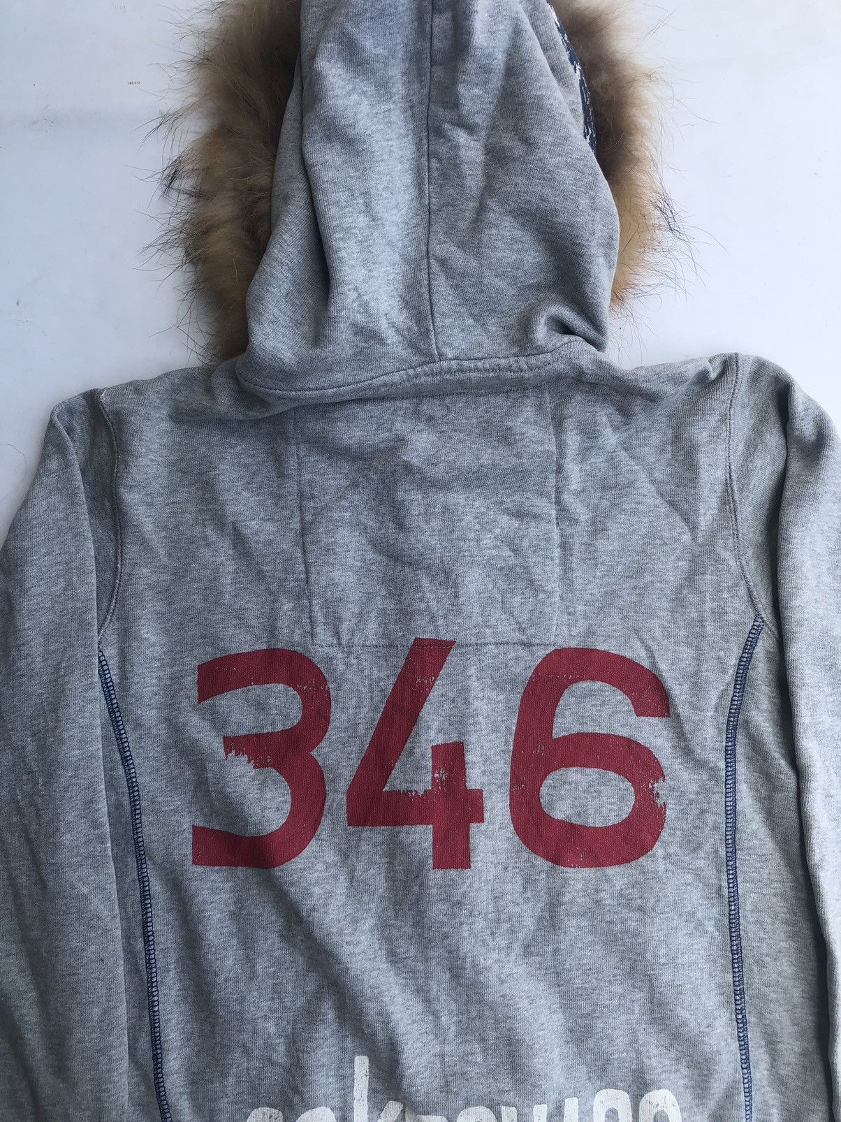 If Six Was Nine Zipp Fur Hoodie Poem Patchwork Rock Punk Style Size US M / EU 48-50 / 2 - 10 Thumbnail