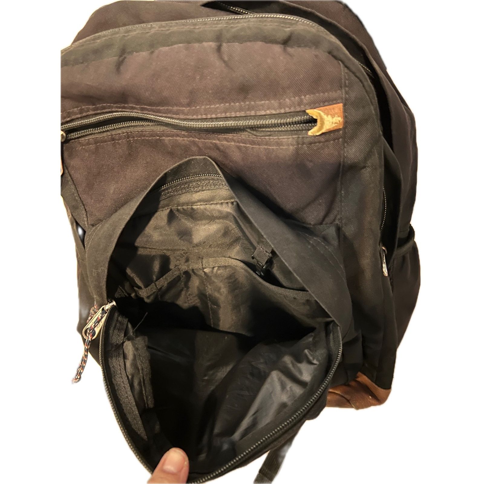Jansport JanSport Cool Student 2 Section School Backpack Black Brown Size ONE SIZE - 3 Thumbnail