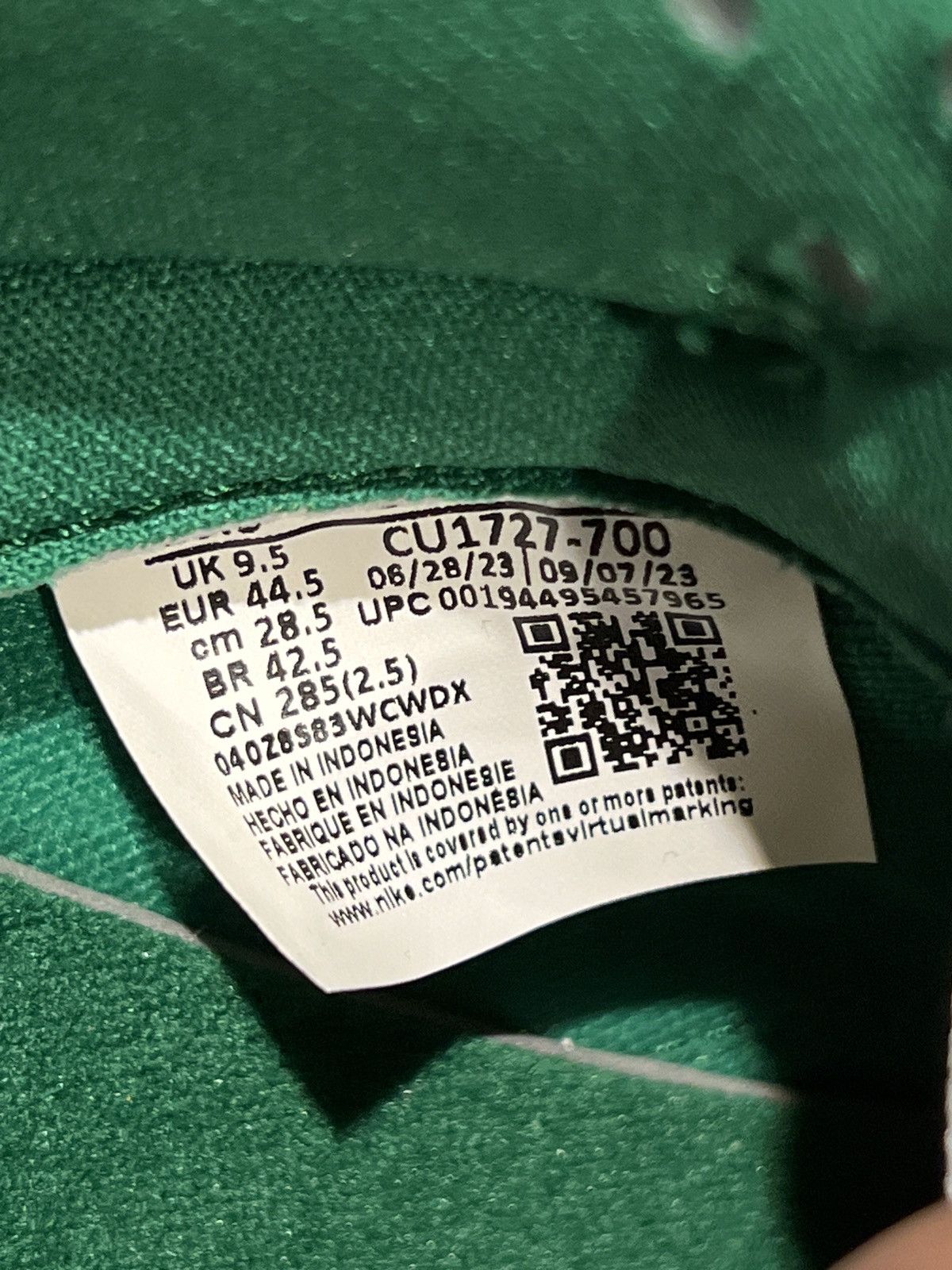 Nike Nike Dunk Low SP - “Brazil” Size US 10.5 / EU 43-44 - 7 Thumbnail