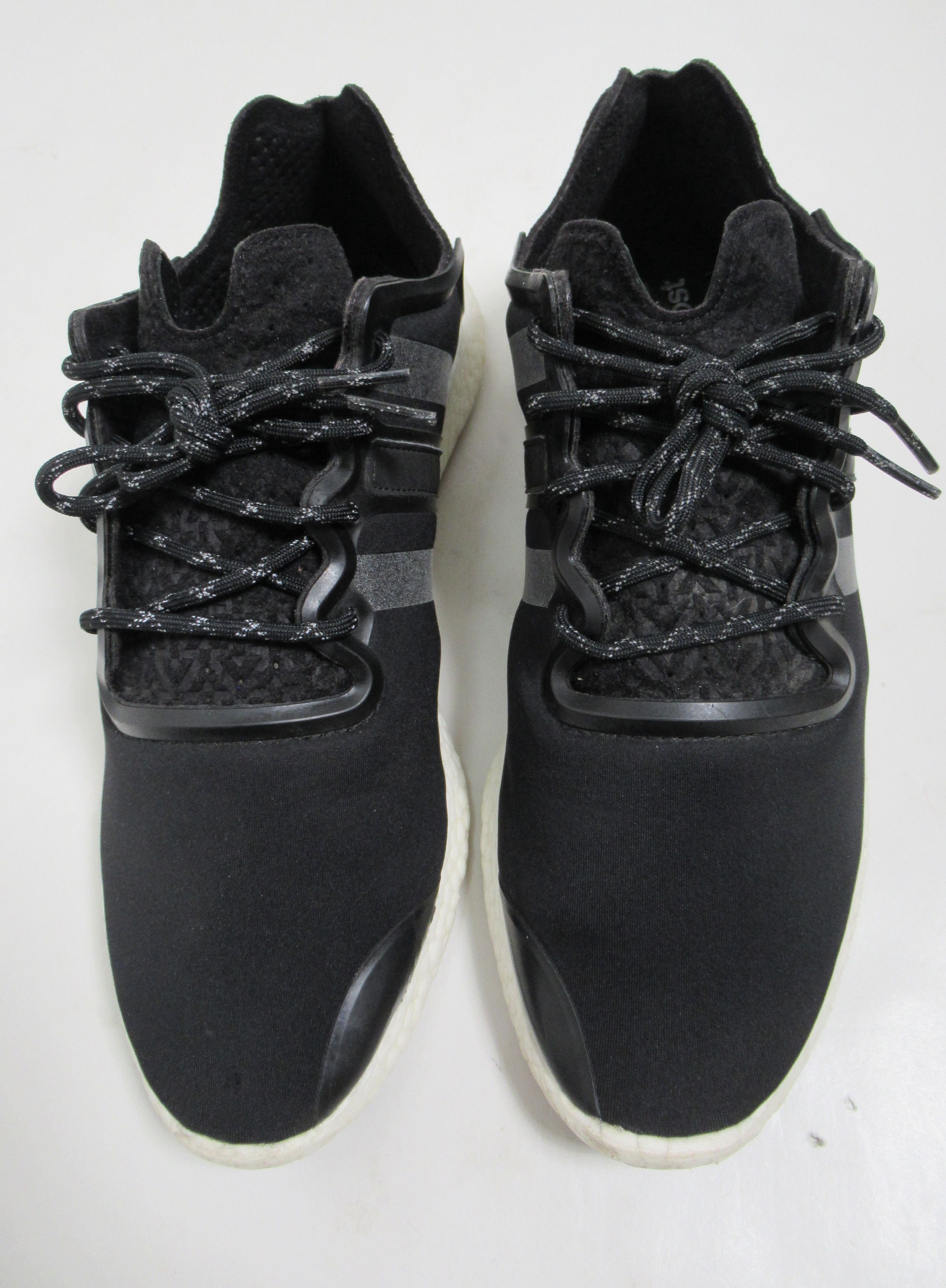 Y-3 Y-3 Yohji Men's Run Reflective Sneaker Black White BB4865 Size US 10.5 / EU 43-44 - 2 Thumbnail