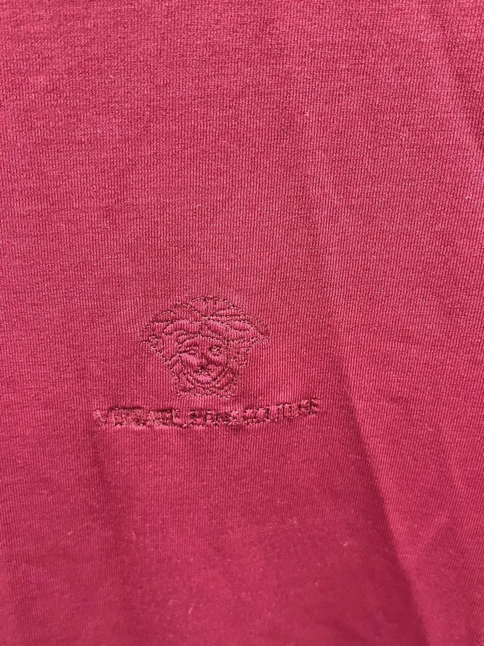 Versace Jeans Couture Versace Jeans Couture Medusa Embroidered V-neck T-shirt Tee Size US M / EU 48-50 / 2 - 2 Thumbnail