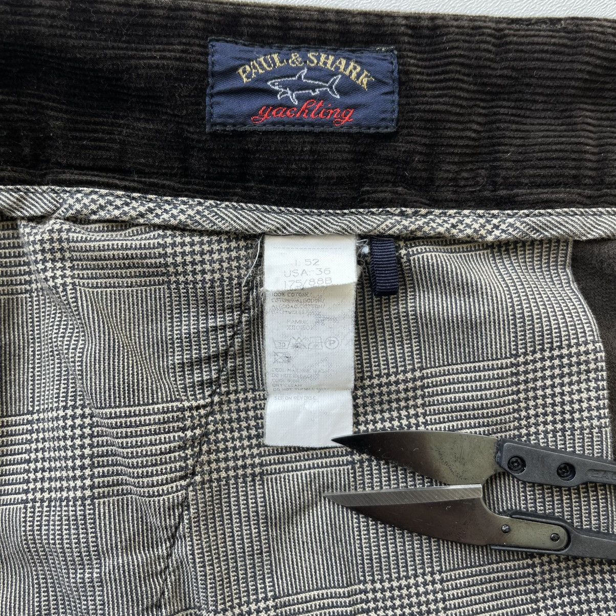 Paul & Shark Paul & Shark Yachting Corduroy Cotton Chino Pants Brown Size US 36 / EU 52 - 9 Thumbnail
