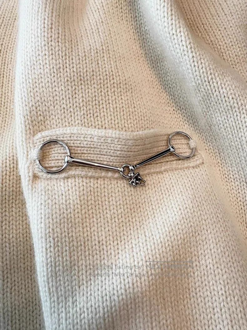 Hermes Hermes Knit sweater, beige Size XXS / US 00 / IT 34 - 3 Thumbnail