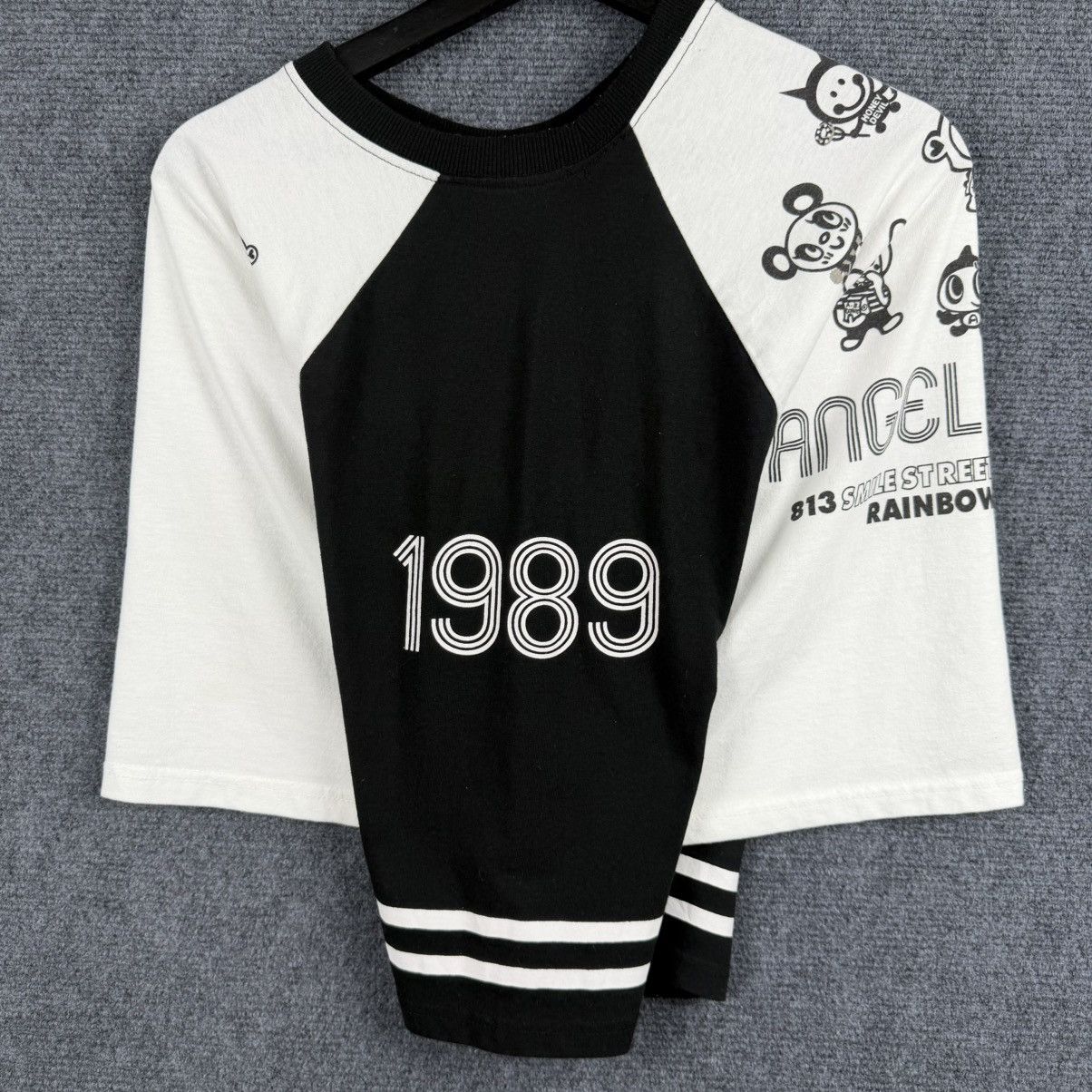 Angel Blue Vintage Angel Blue Raglan Cropped Graphic Tee Size US M / EU 48-50 / 2 - 6 Thumbnail