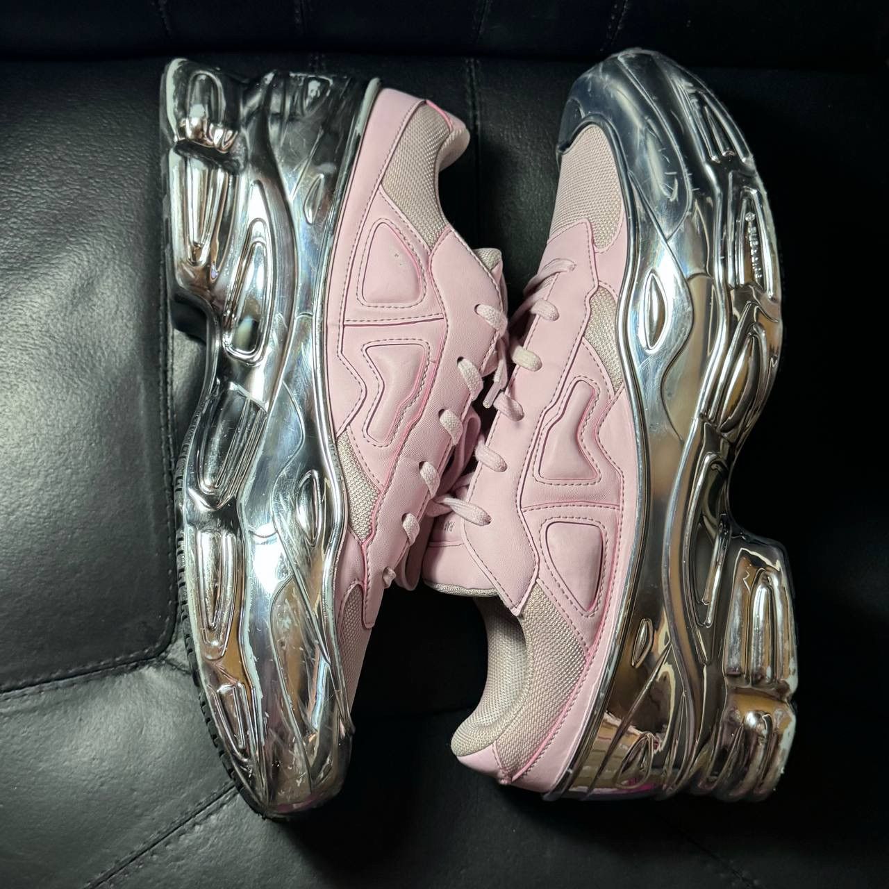 Adidas × Raf Simons 11,5us Adidas Raf Simons Ozweego Pink Size US 11.5 / EU 44-45 - 4 Thumbnail