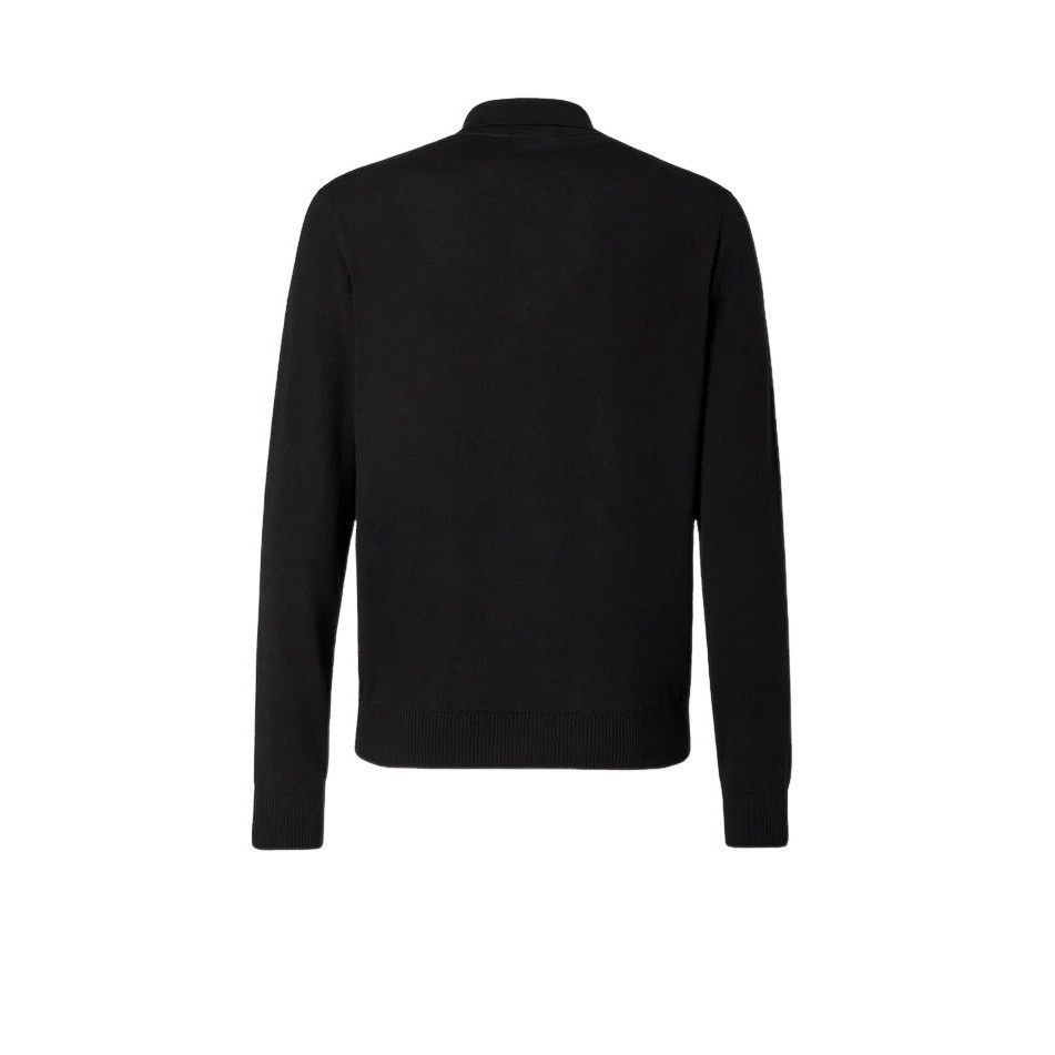 FENDI $1450 Black Wool Polo Shirt New & Authentic (Men's siz