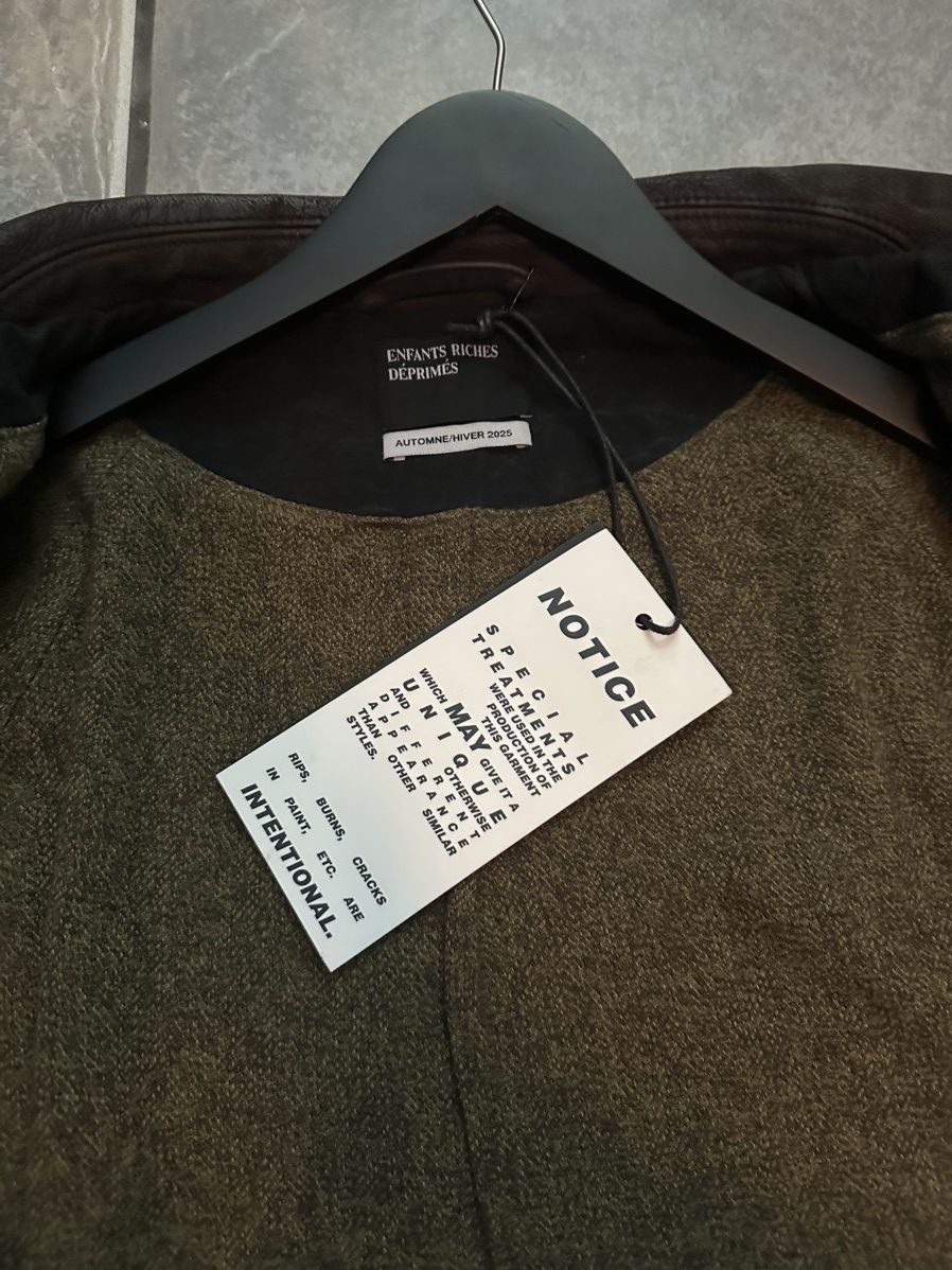 Enfants Riches Deprimes Enfants Riches Déprimés Black CONSTRUCTIVIST HUNTING JACKET Size US L / EU 52-54 / 3 - 11 Thumbnail
