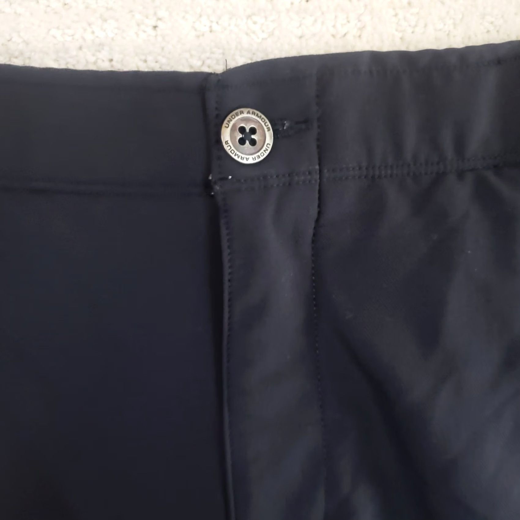 Under Armour Under Armour Shorts Mens 38 Black Golf HeatGear Stretch Quick Dry Pockets 10 Inseam–Loose Fit Regular Size 38 Size US 38 / EU 54 - 3 Thumbnail