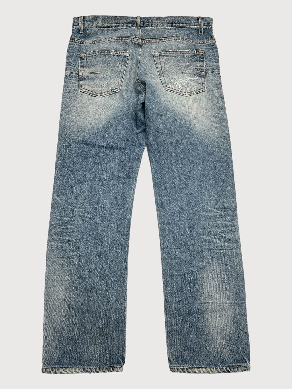 Dior FW2010 Whiskered Repaired Denim Size US 32 / EU 48 - 2 Thumbnail