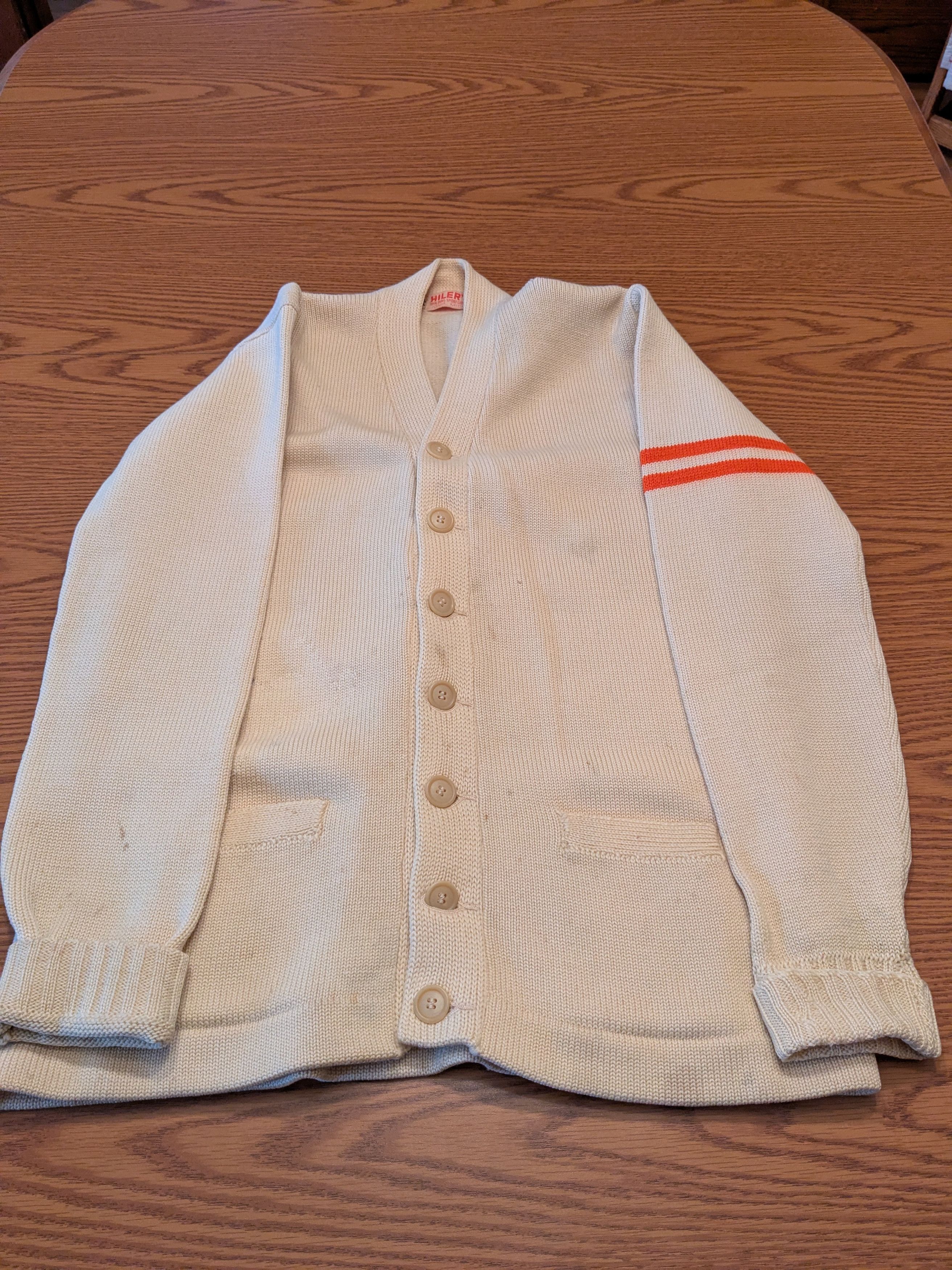 Other Vintage Wool Lettermen Cardigan circa 1940's Size US L / EU 52-54 / 3 - 1 Thumbnail