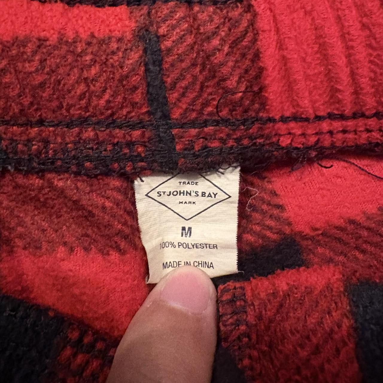Vintage Crazy Vintage Y2K/2000s Baggy Red and Blue Pajama sweatpants! Size US 34 / EU 50 - 5 Thumbnail