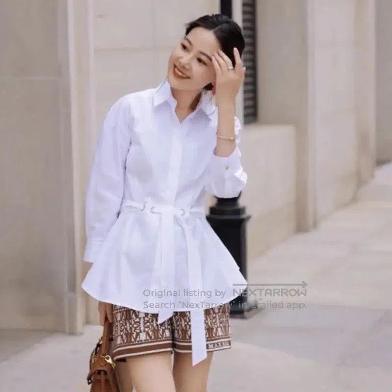Max Mara MaxMara White Cotton Women's Dress . Size XS / US 0-2 / IT 36-38 - 8 Thumbnail