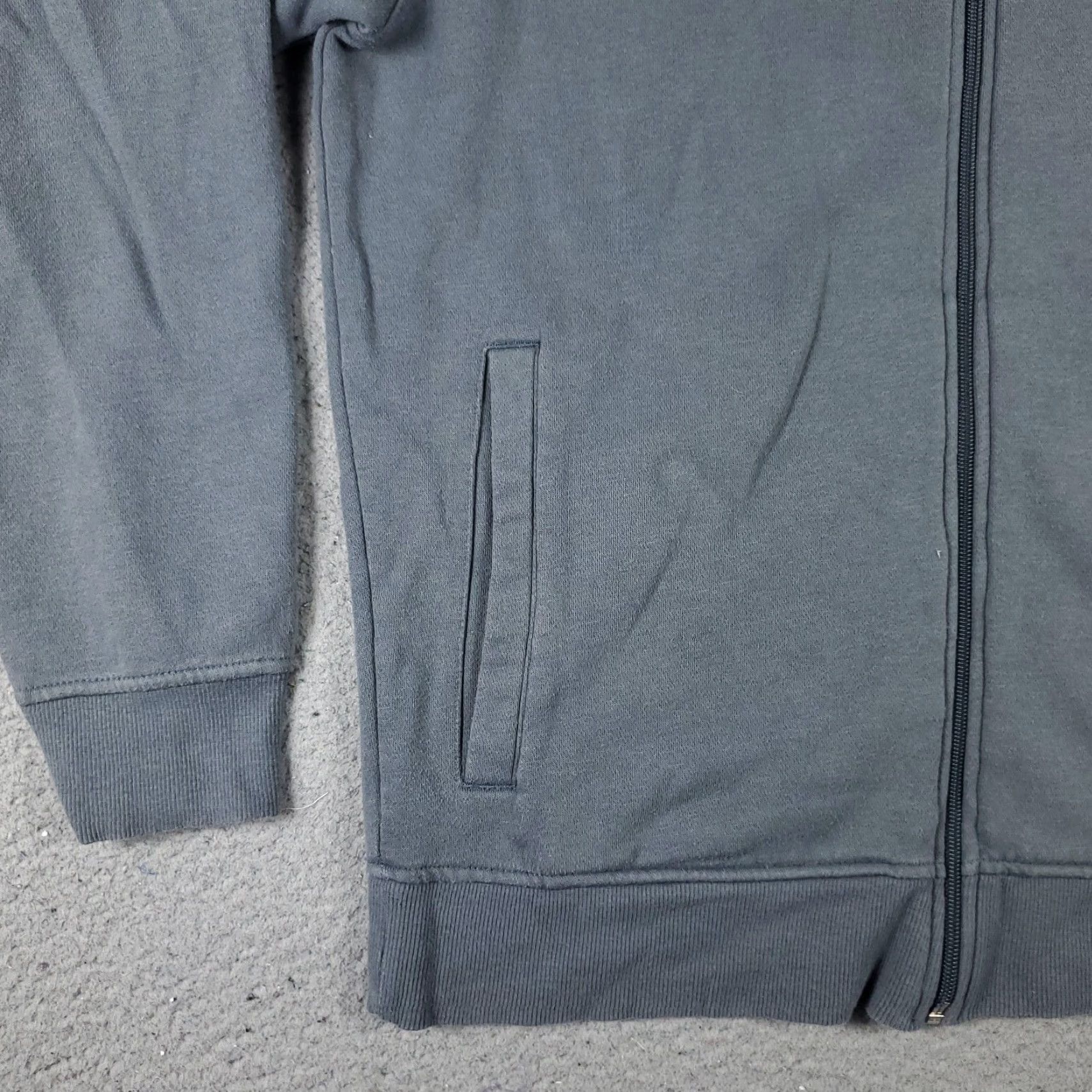Adidas adidas Jacket Mens M Gray Full Zip Track Jacket Cotton Blend Polyester Solid Sports Originals Mens Size US M / EU 48-50 / 2 - 4 Thumbnail