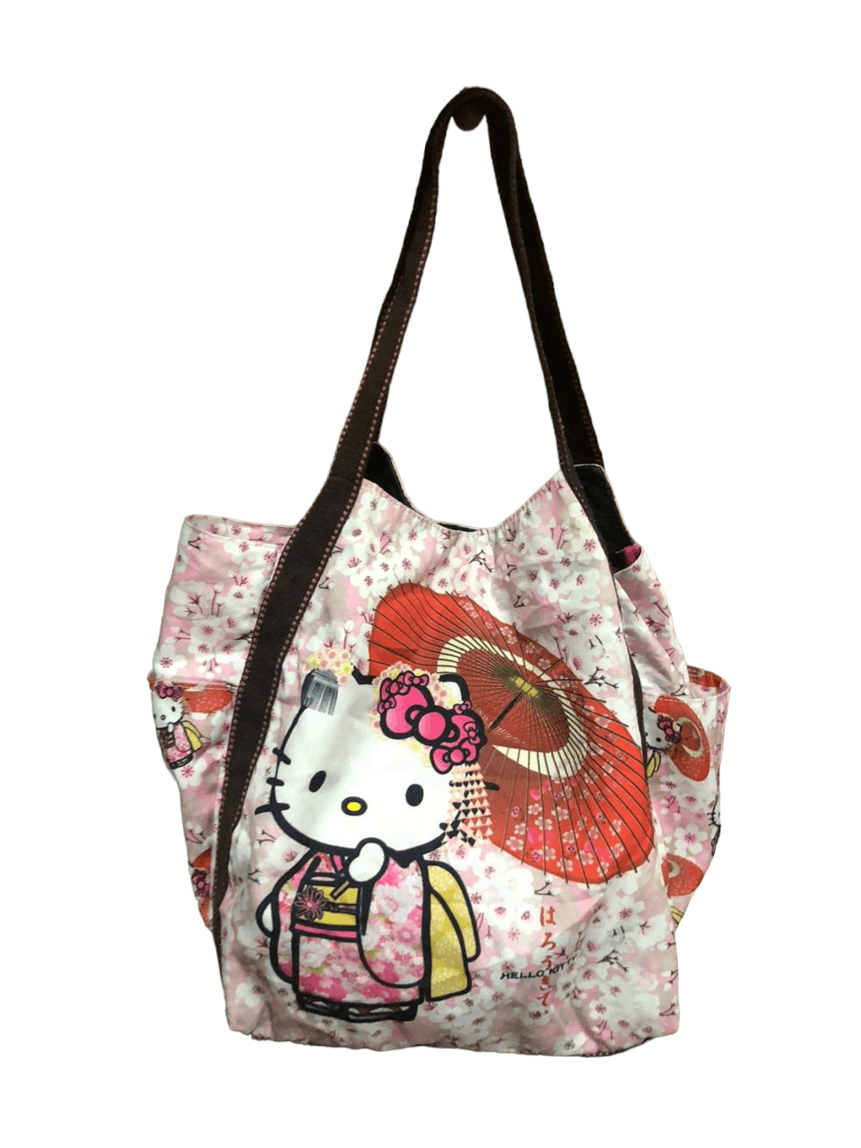 Cartoon Network Hello Kitty x Dearisimo Tote Bag Japan Sakura Kitty Parasol Size ONE SIZE - 2 Thumbnail