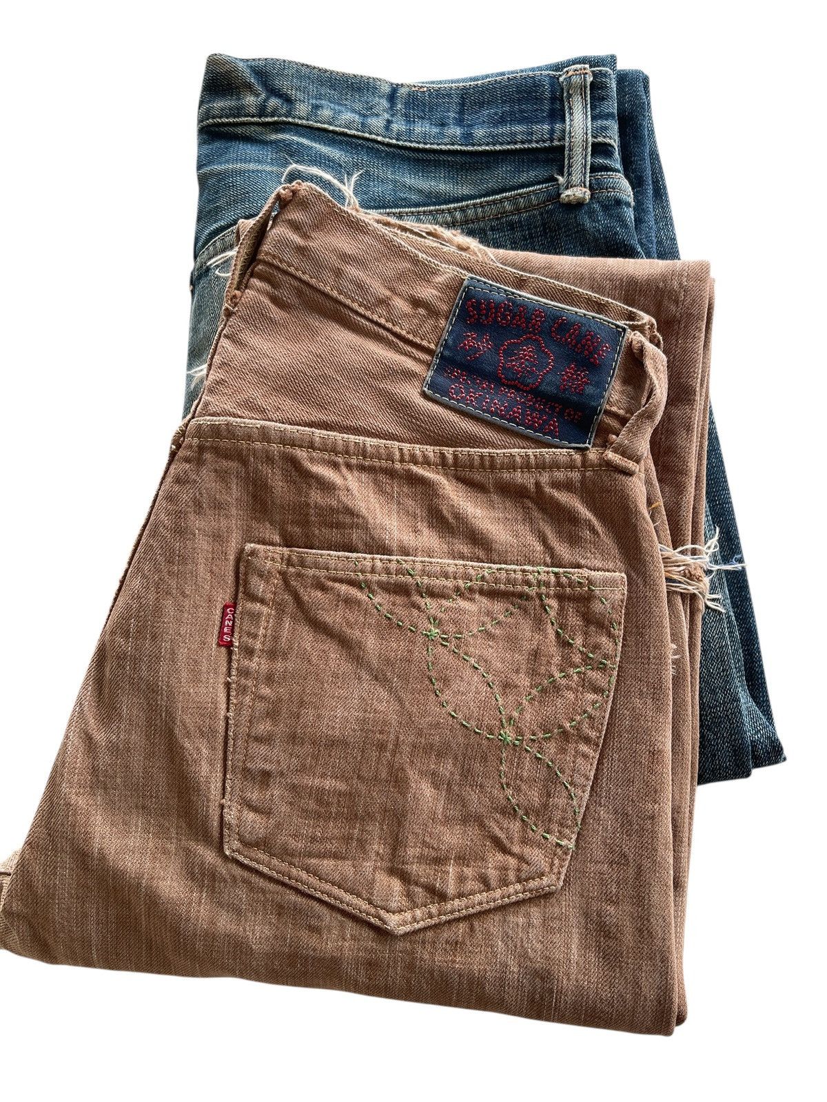 Sugar Cane Sugar Cane Okinawa Distressed Toyo Enterprise Denim Size US 29 - 1 Thumbnail