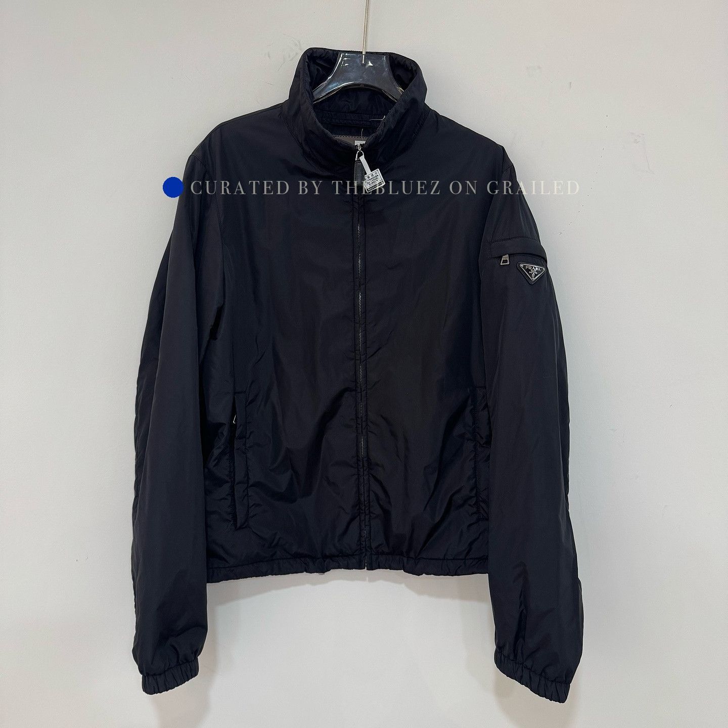 Prada Minimalist Black Nylon Light Jacket Size US S / EU 44-46 / 1 - 1 Thumbnail