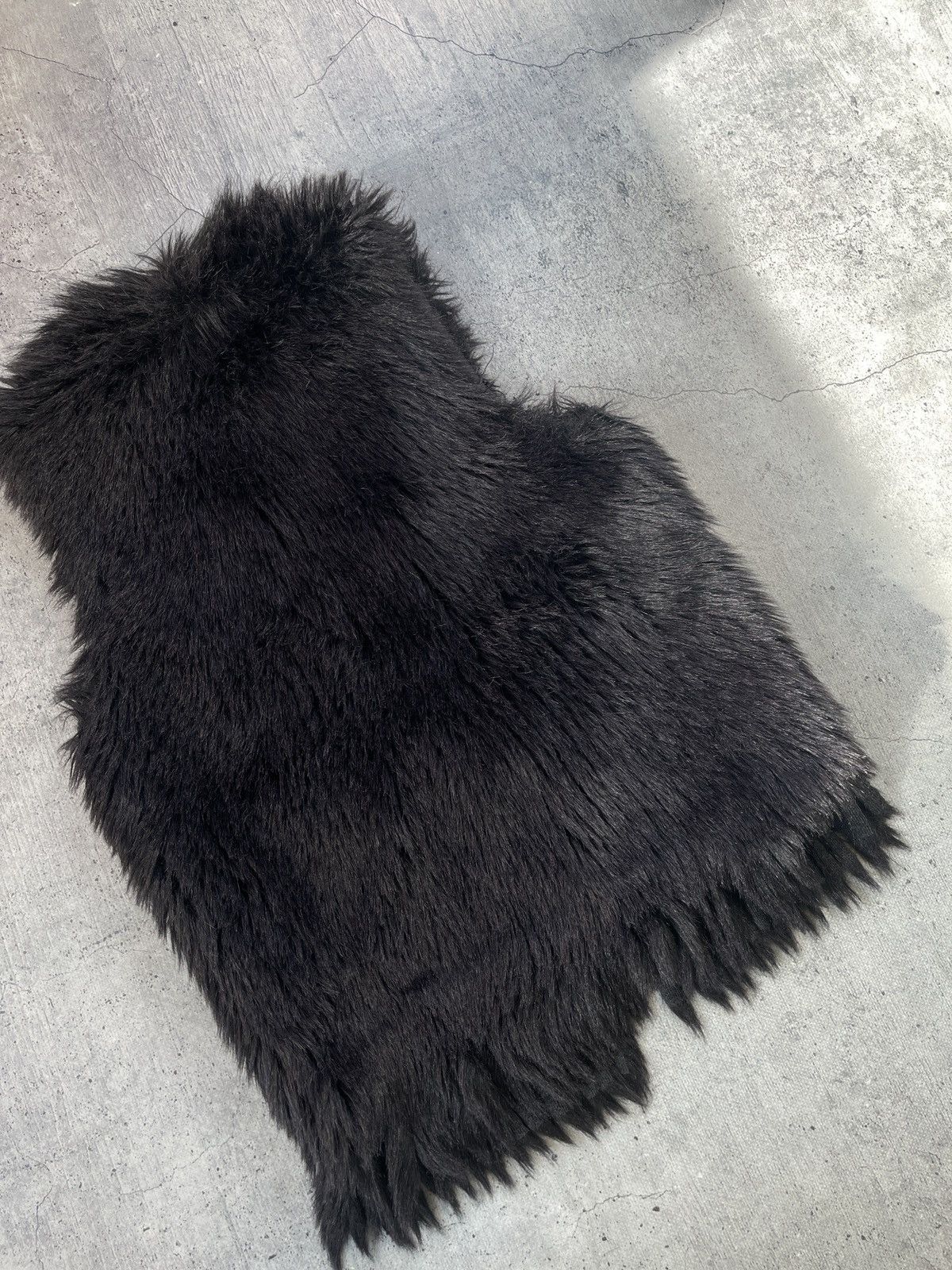 Japanese Brand × Vintage Vintage Y2K Faux Fur vest Japanese streetwear style size XL Size XL / US 12-14 / IT 48-50 - 5 Thumbnail