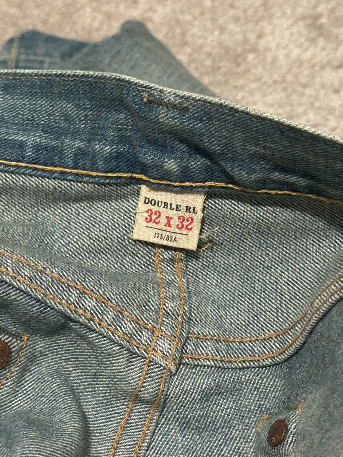 RRL Ralph Lauren RRL japanese selvedge distressed denim Size US 32 / EU 48 - 5 Thumbnail