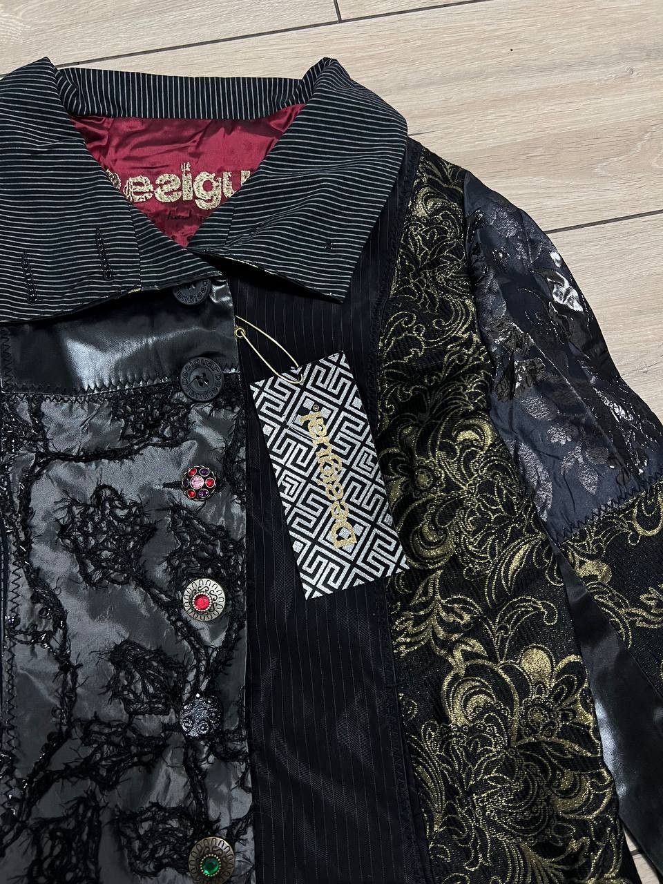 Desigual Womens Desigual Overcoat Lightweight Coat 01E2900 EUR42 us10 Size M / US 6-8 / IT 42-44 - 6 Thumbnail