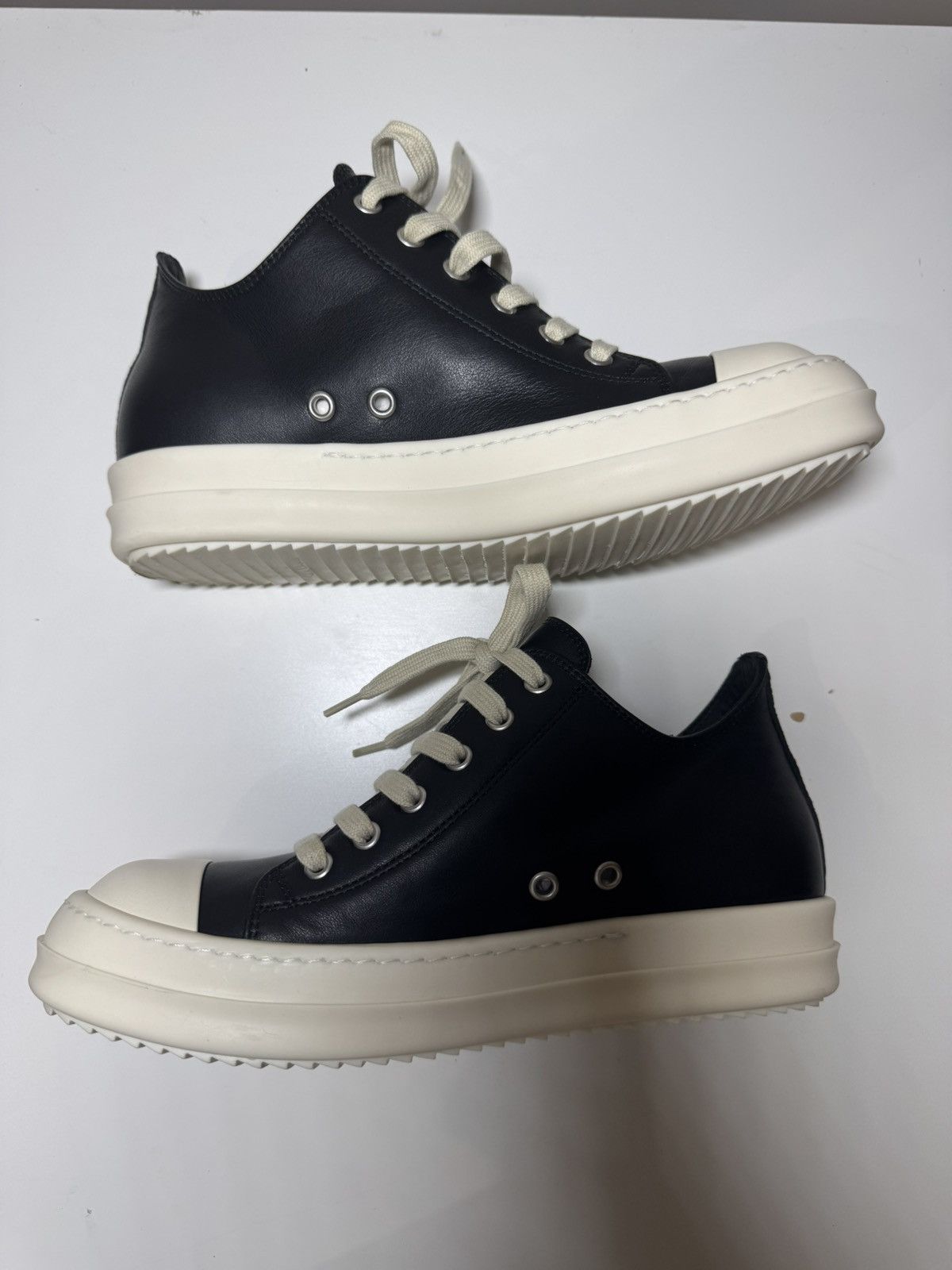Rick Owens Rick Owens ramones low Size US 7 / IT 37 - 1 Thumbnail